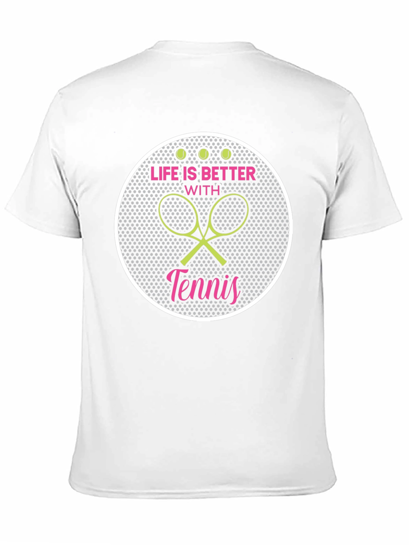 Life is Better with Tennis Graphic Tee