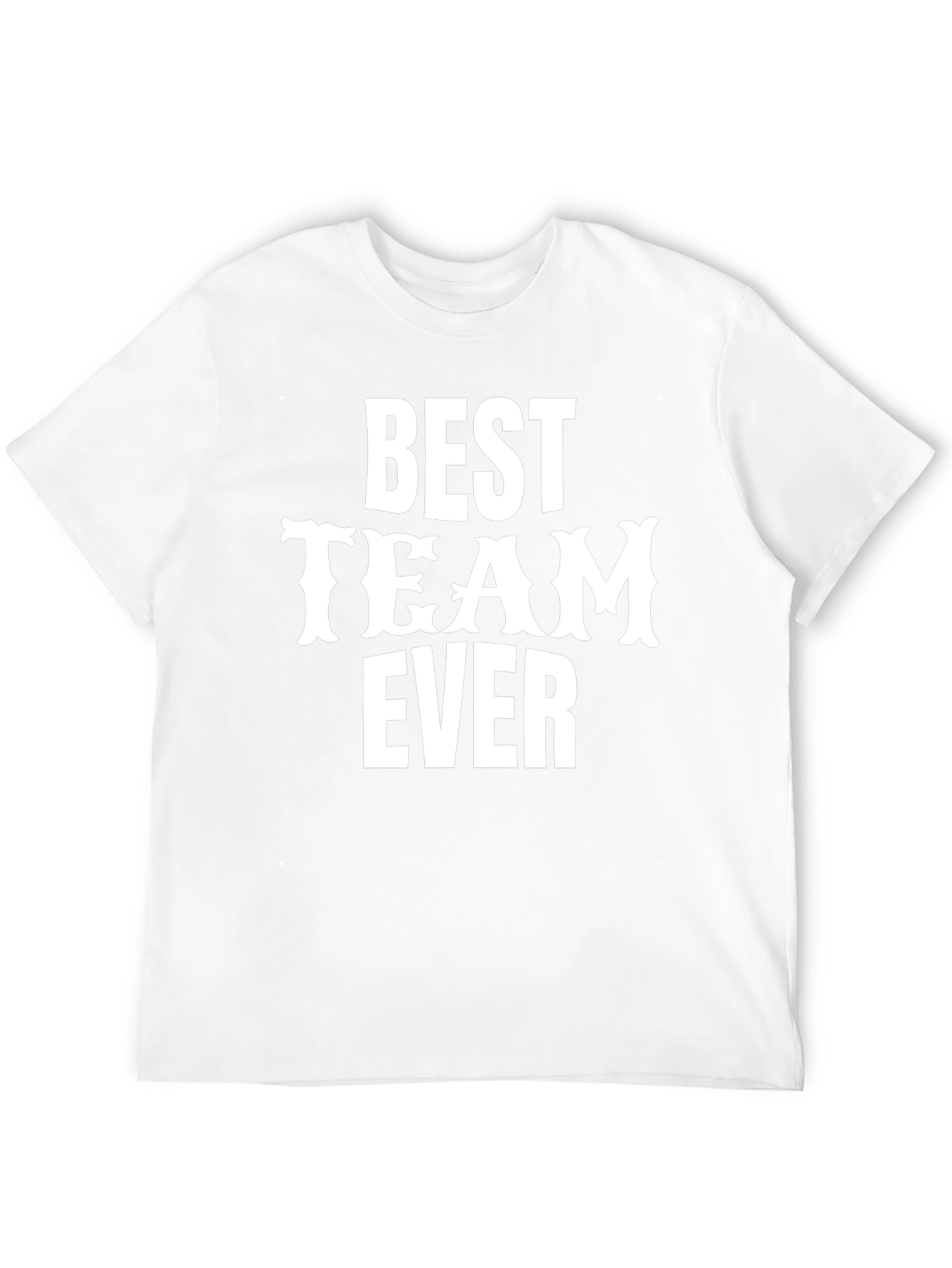 Best Team Ever Graphic Crew Neck T-Shirt