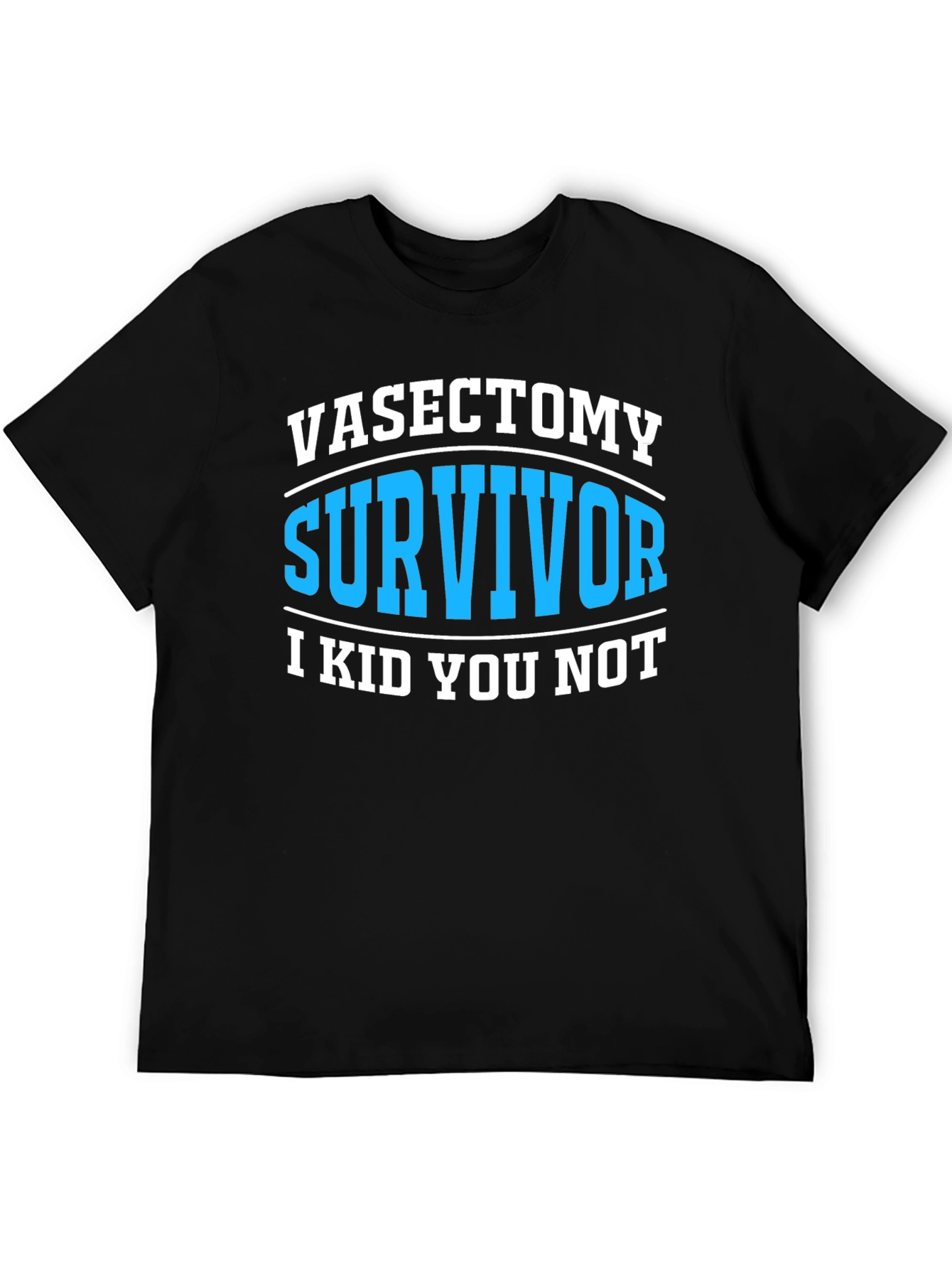 Vasectomy Survivor Funny Graphic T-Shirt