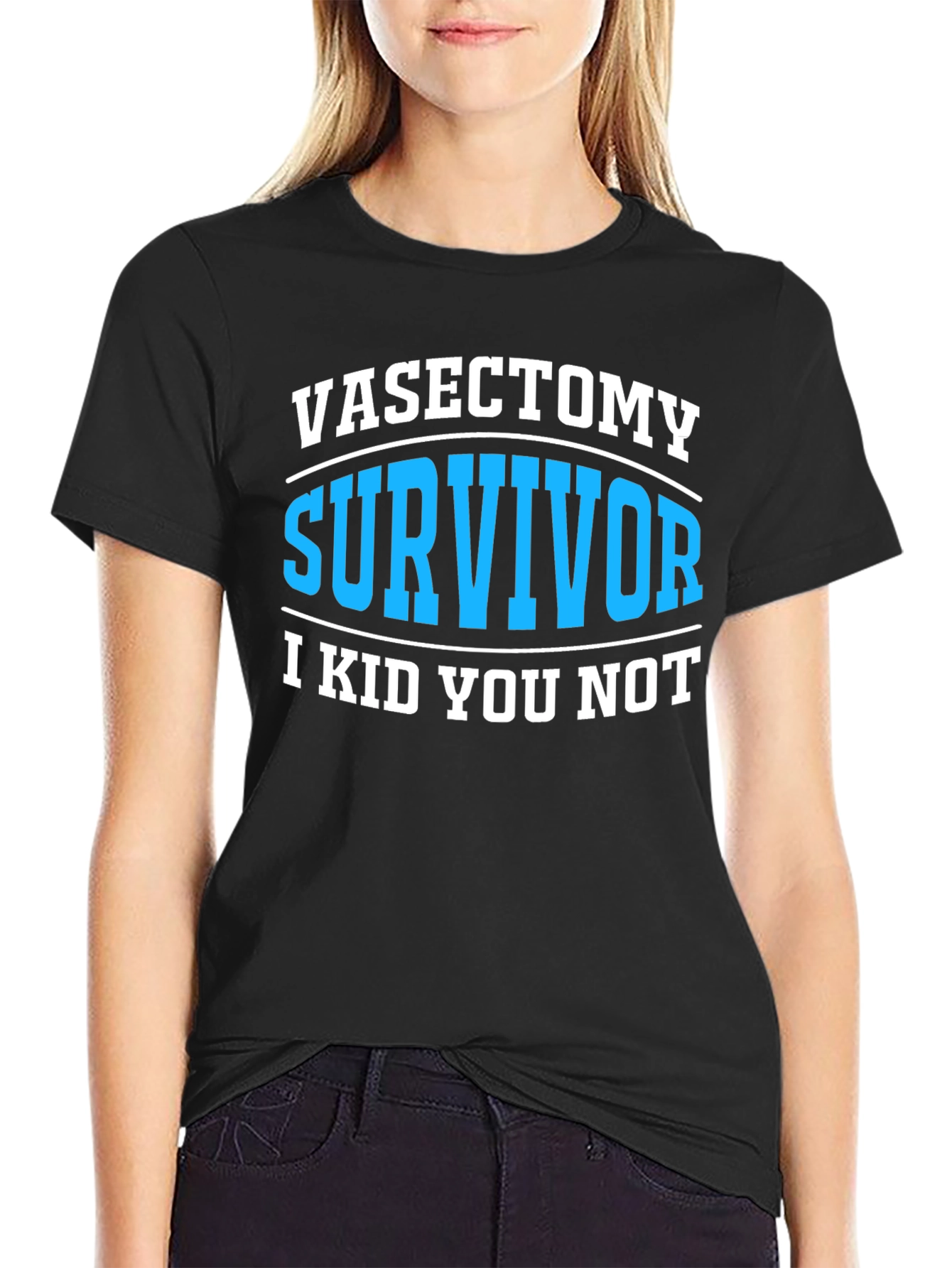 Vasectomy Survivor Funny Graphic T-Shirt