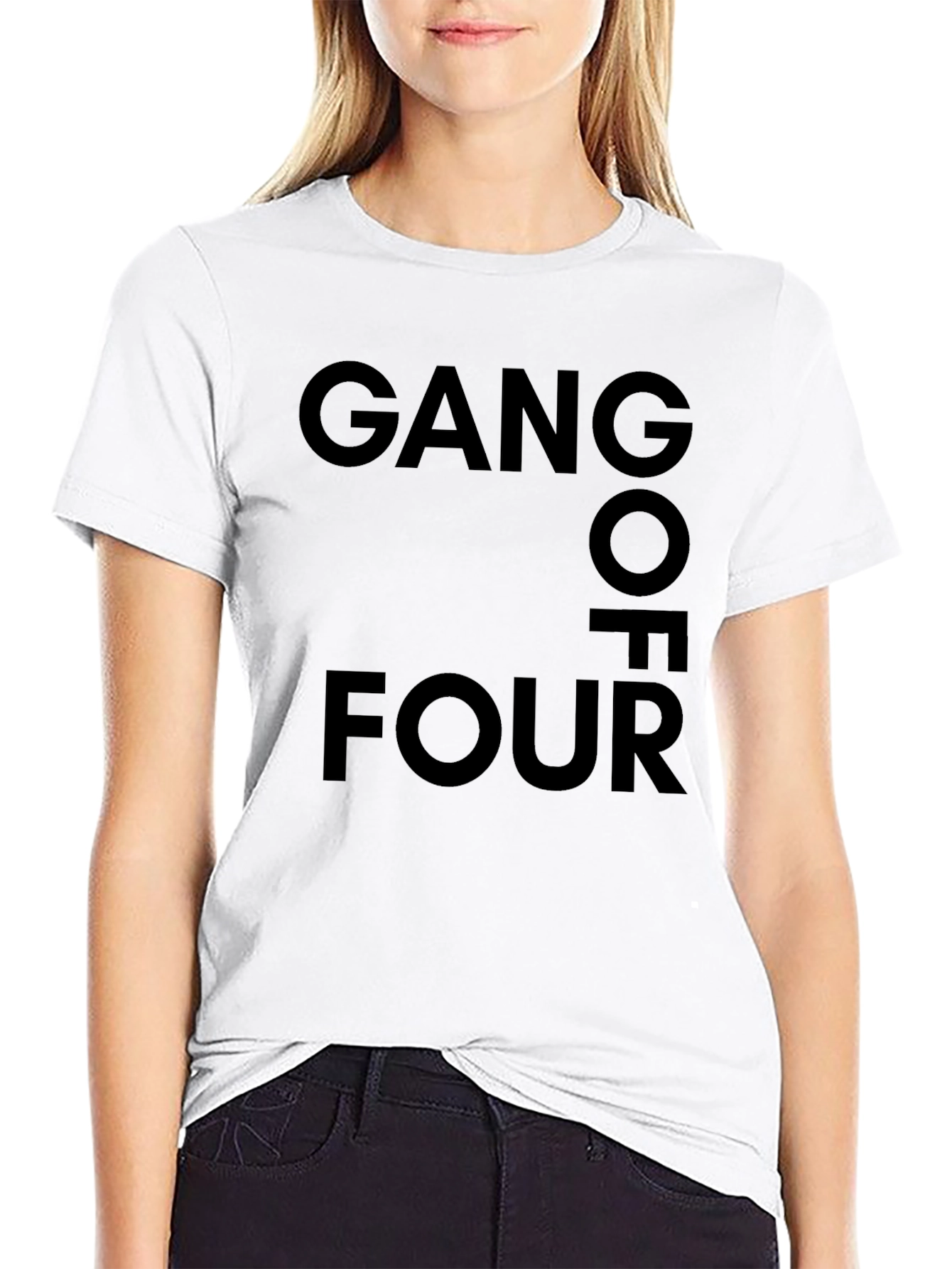 Gang of Four Graphic T-Shirt - Black Cotton Tee