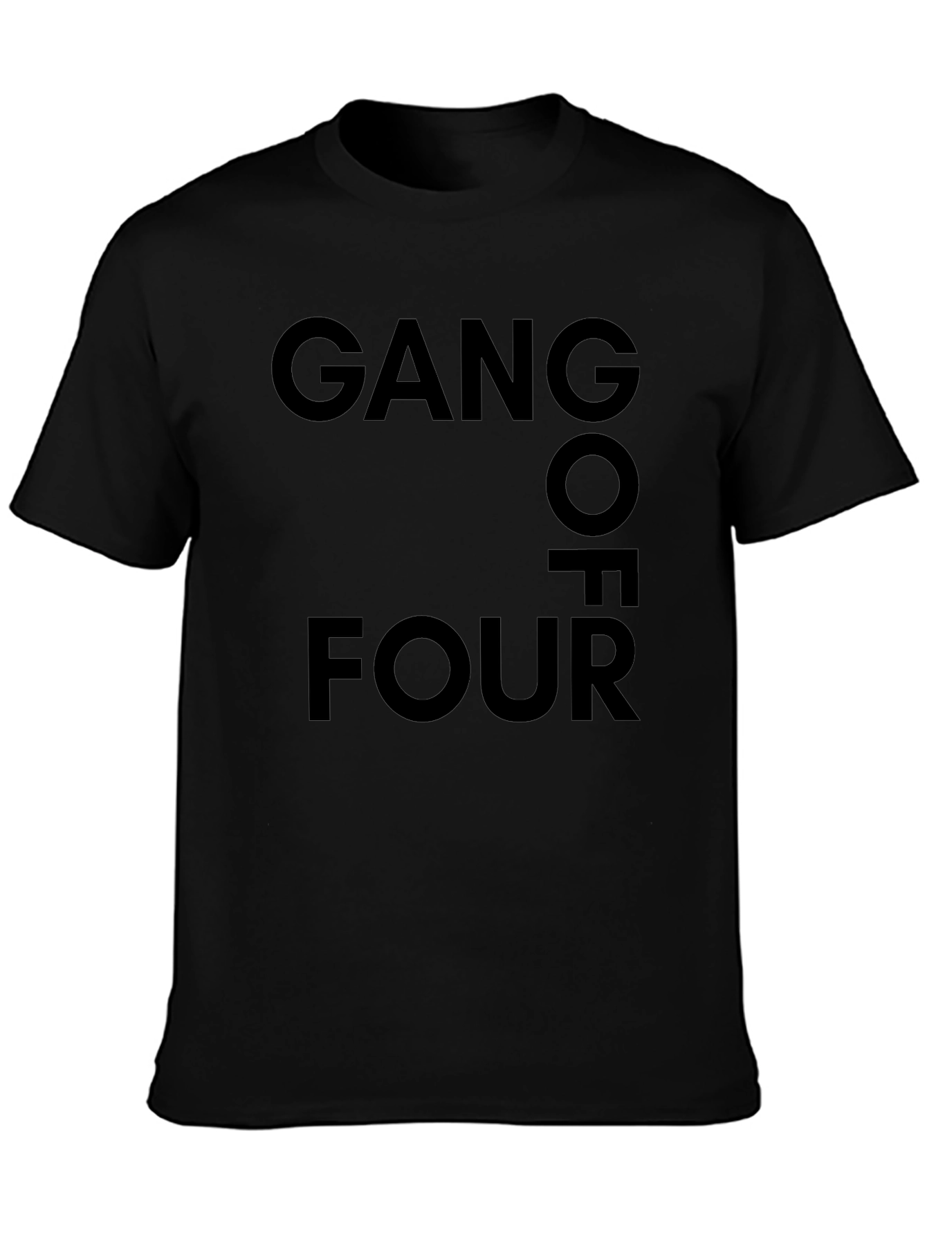 Gang of Four Graphic T-Shirt - Black Cotton Tee