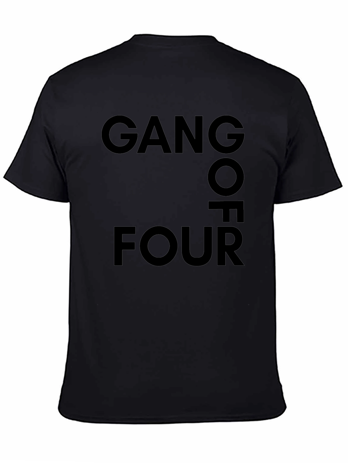 Gang of Four Graphic T-Shirt - Black Cotton Tee