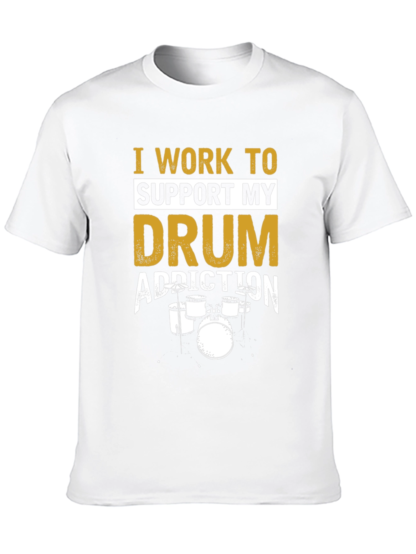 Drum Addiction Black T-Shirt