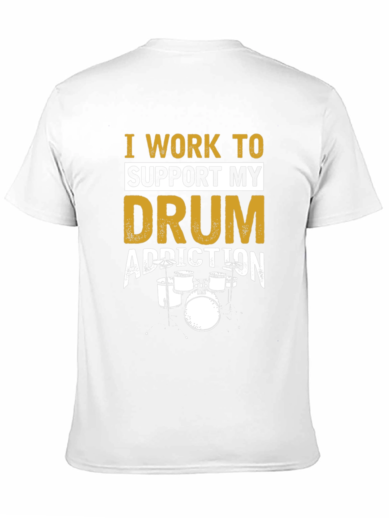 Drum Addiction Black T-Shirt
