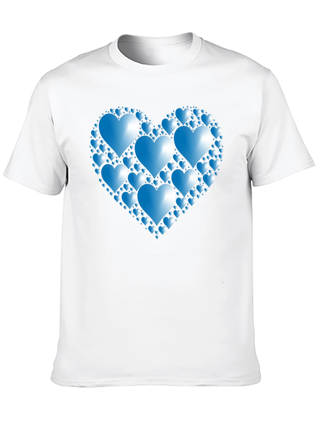 Heart of Hearts Graphic Tee - Black Casual Shirt