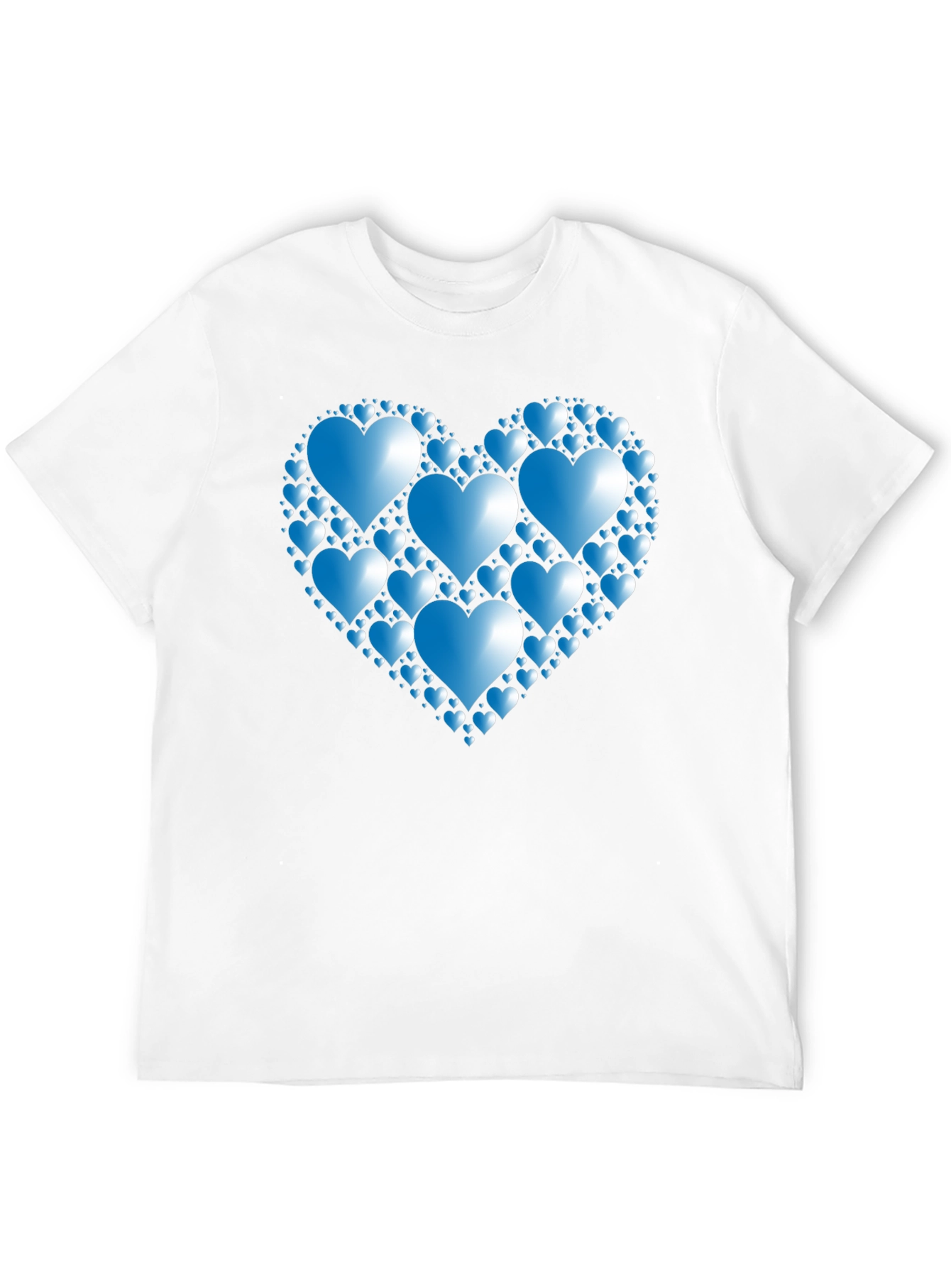 Heart of Hearts Graphic Tee - Black Casual Shirt