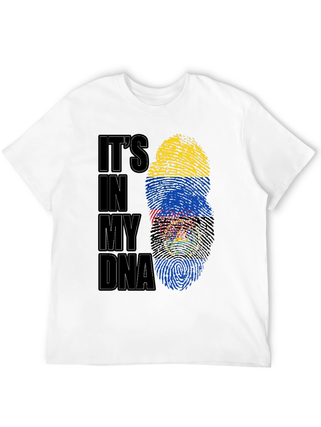 Its in my DNA Colombia & Bolivia Flag T-Shirt