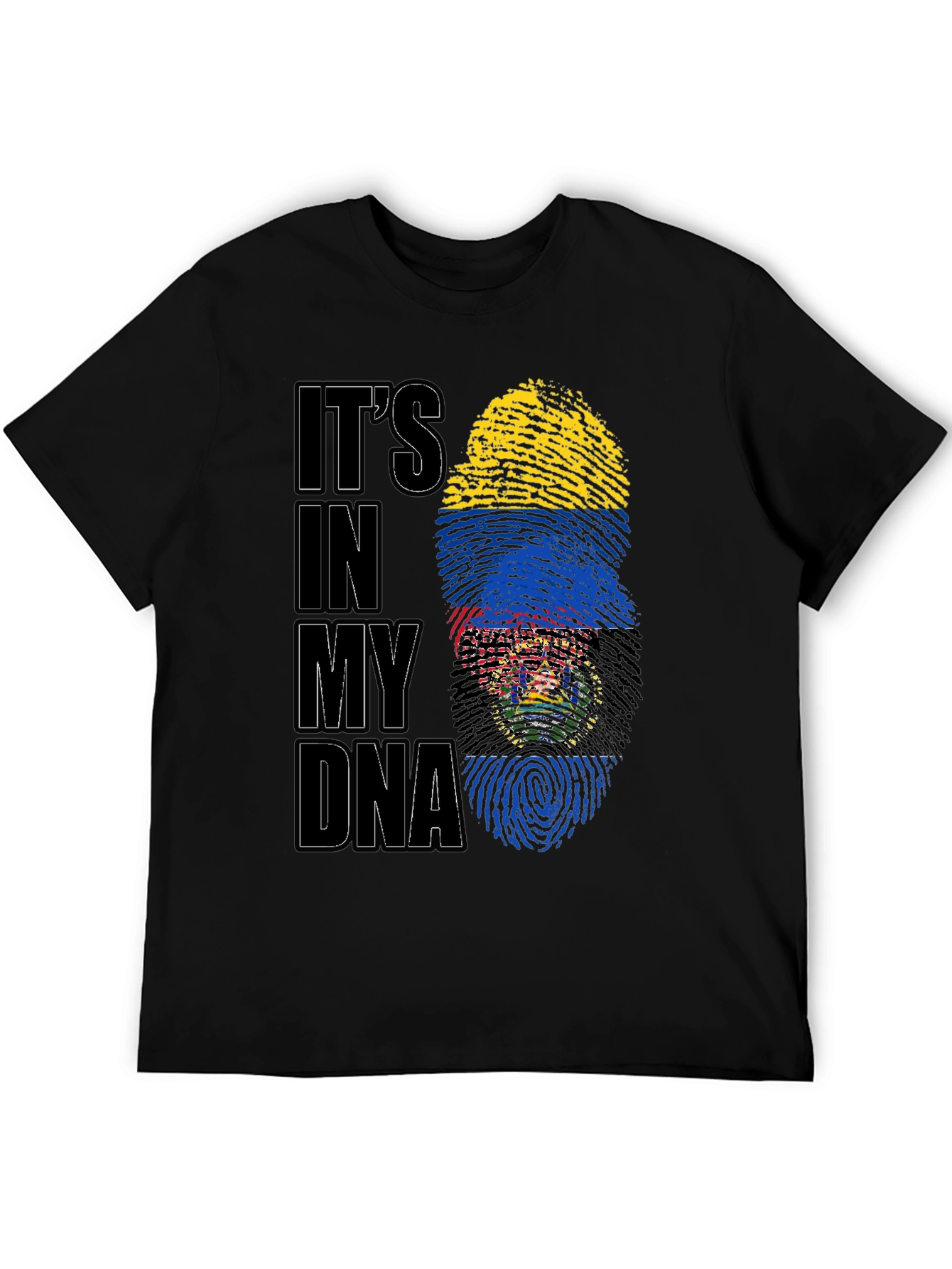Its in my DNA Colombia & Bolivia Flag T-Shirt