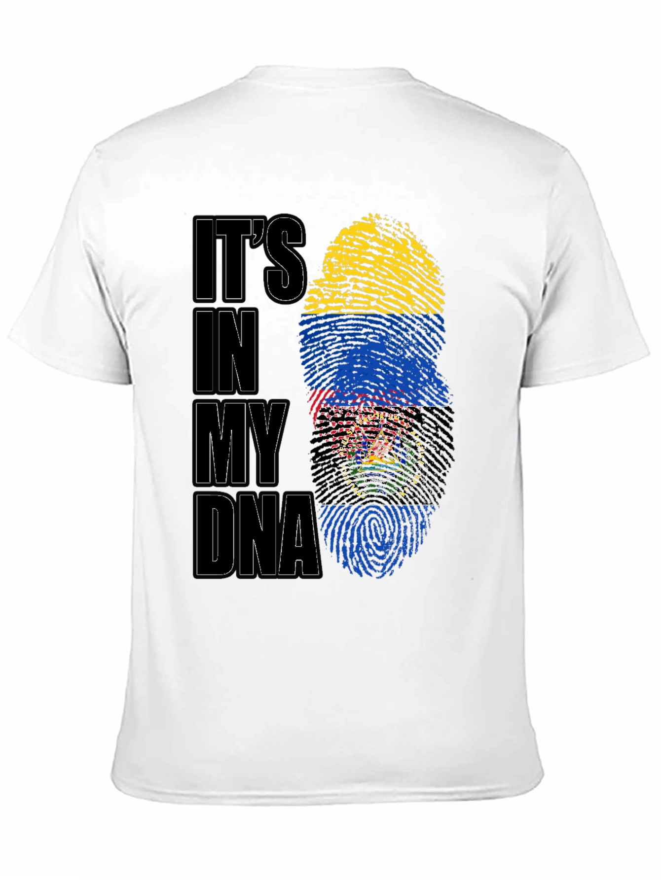 Its in my DNA Colombia & Bolivia Flag T-Shirt