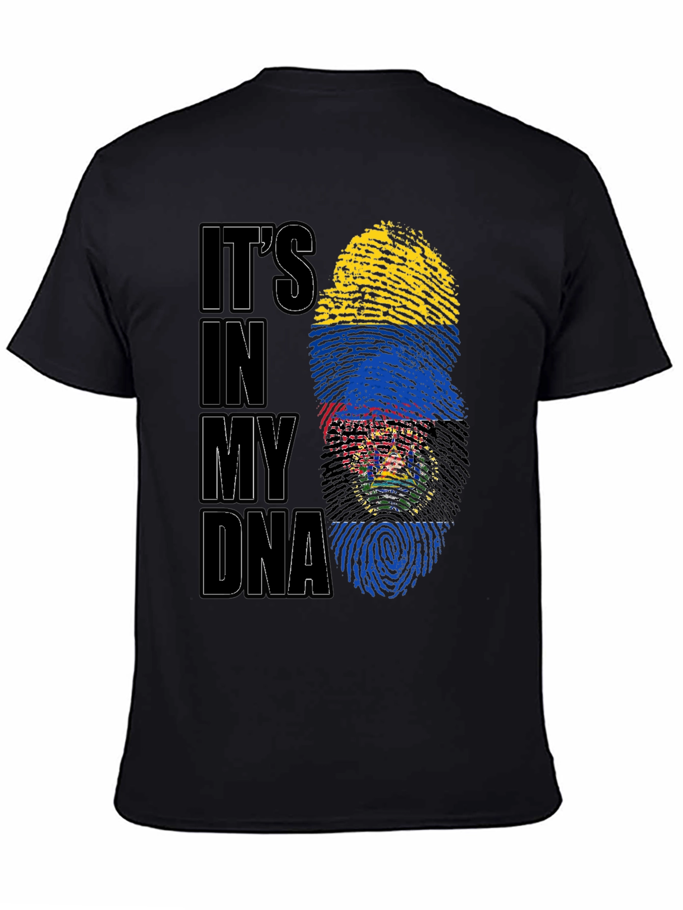Its in my DNA Colombia & Bolivia Flag T-Shirt