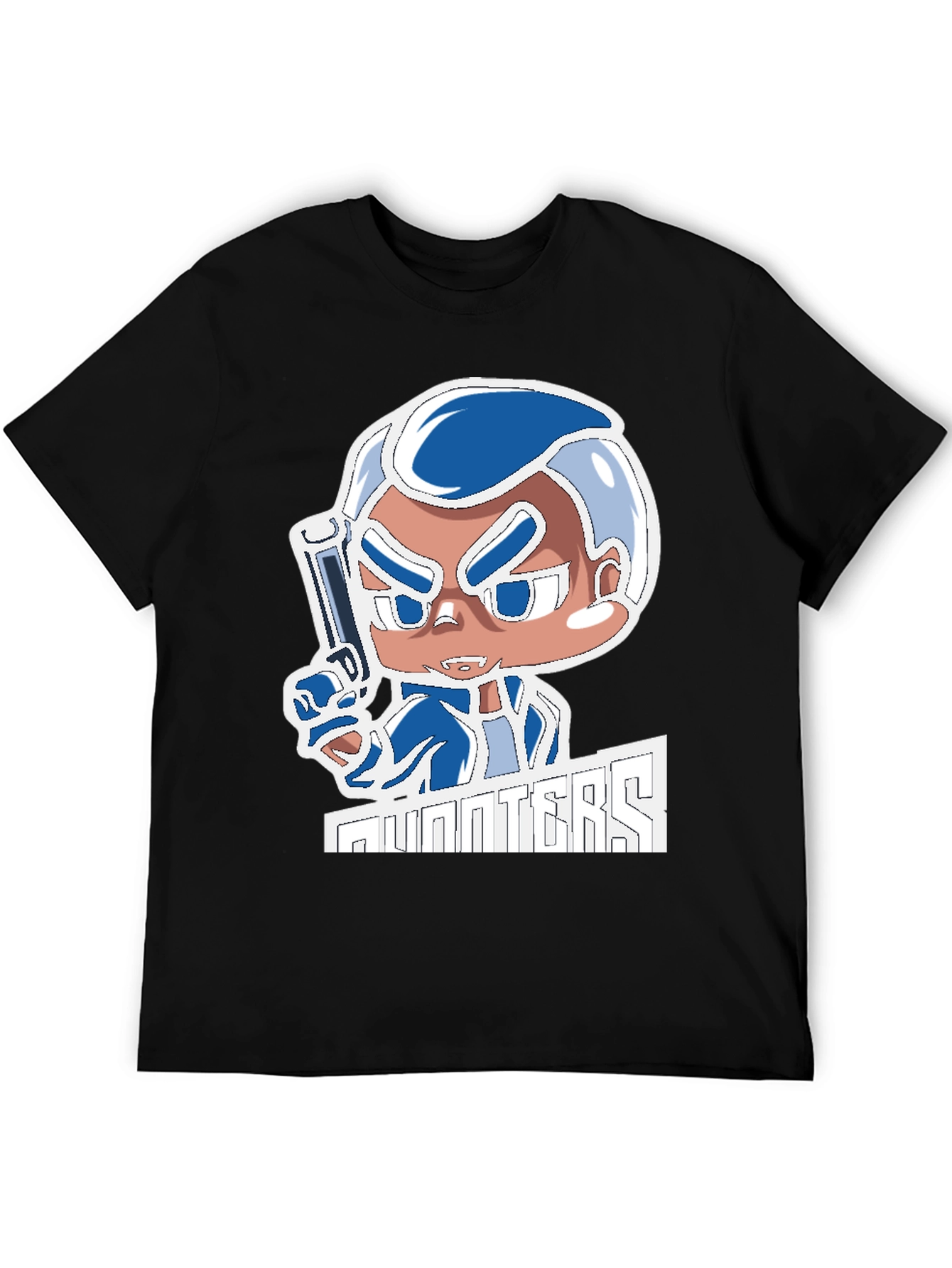 Hunters T-Shirt: Cartoon Gunman Design