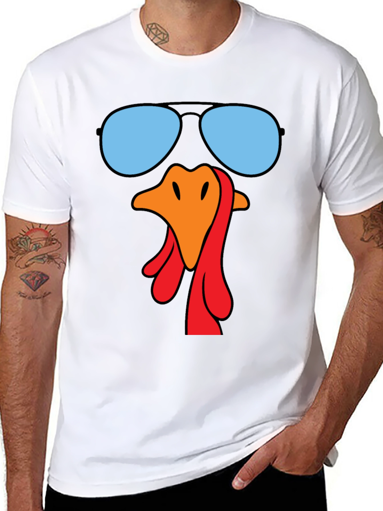 Cool Turkey Thanksgiving T-Shirt