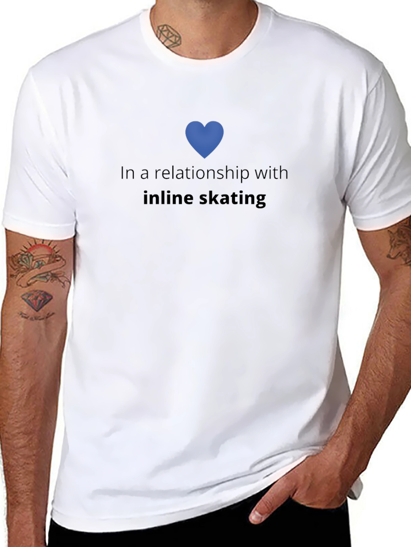 Inline Skating Relationship Graphic Tee