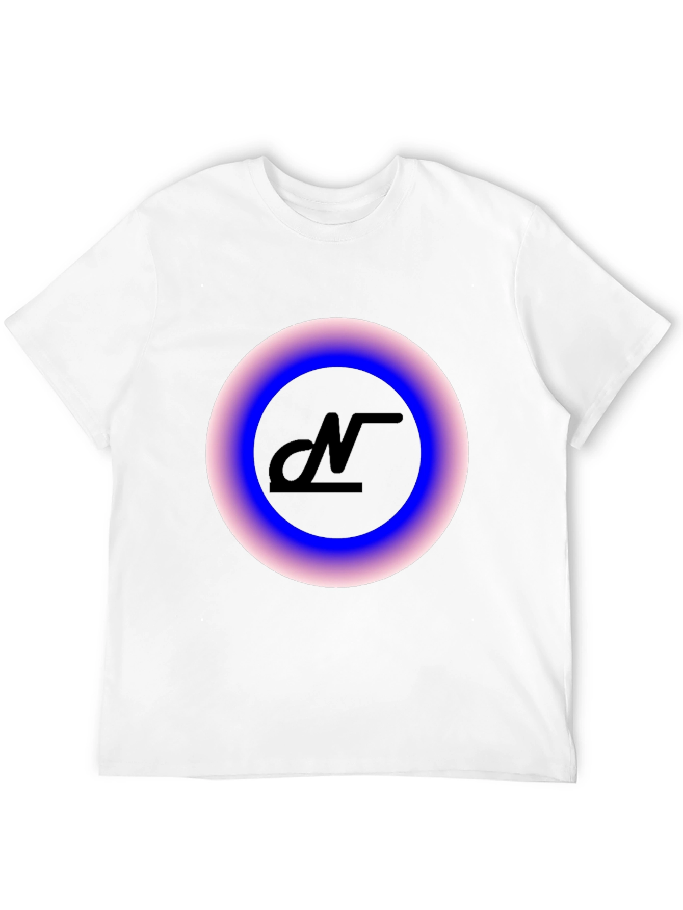Modern Black Graphic Tee - Luminous Logo