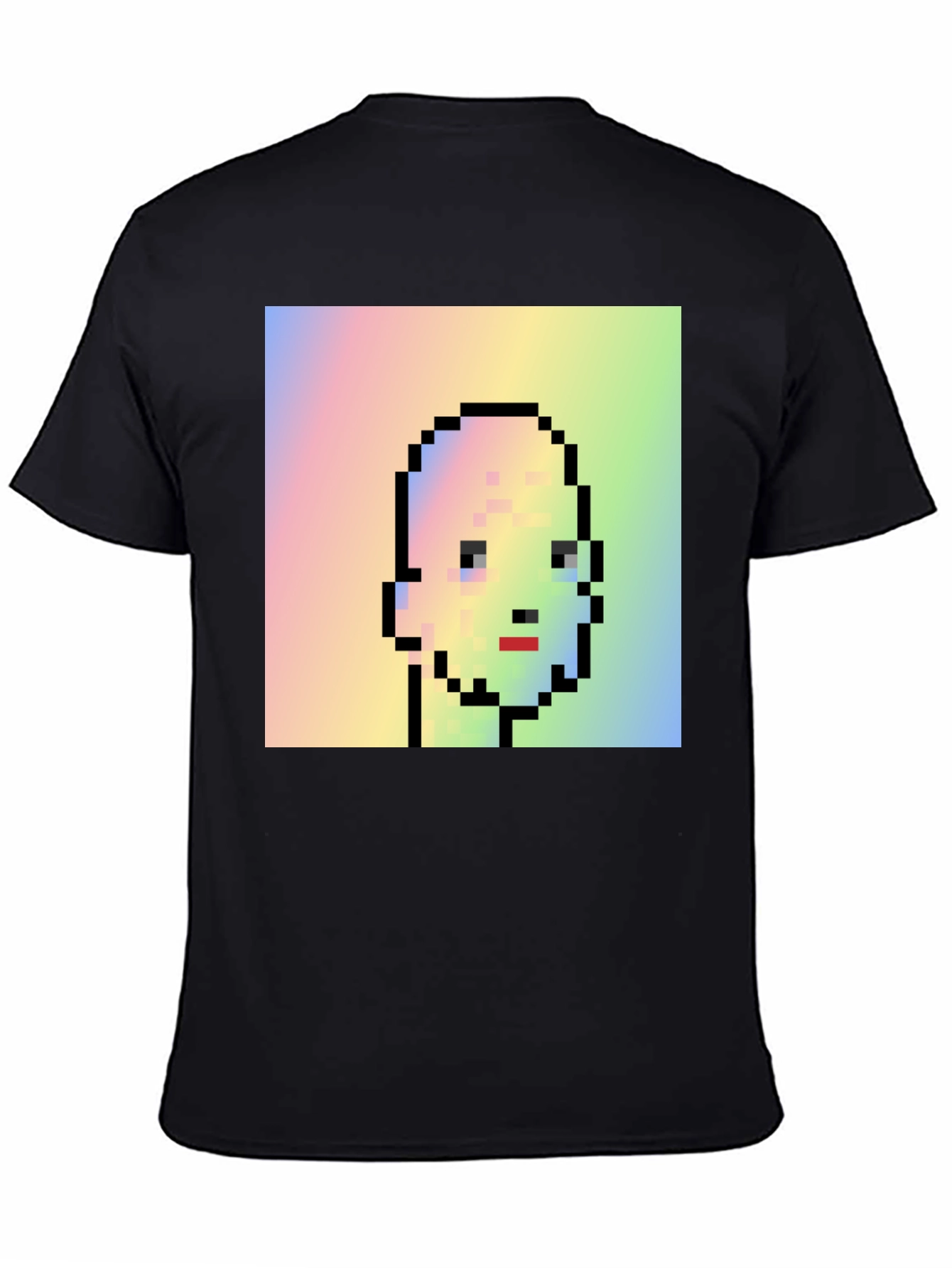 Pixel Art Portrait Tee - Unique Graphic Design