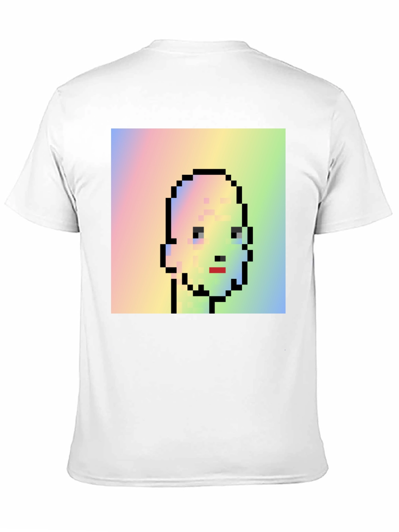 Pixel Art Portrait Tee - Unique Graphic Design