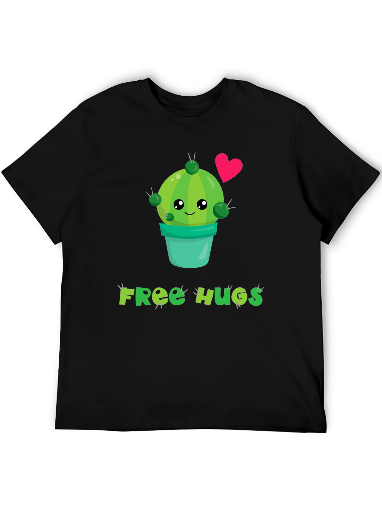 Cute Cactus Free Hugs Graphic Tee