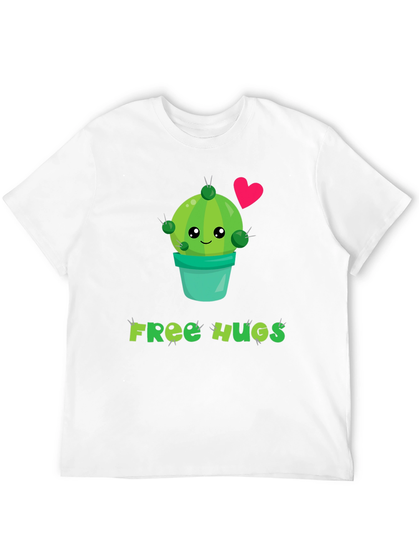 Cute Cactus Free Hugs Graphic Tee