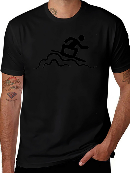 Surfer Graphic T-Shirt - Ride the Wave in Style!