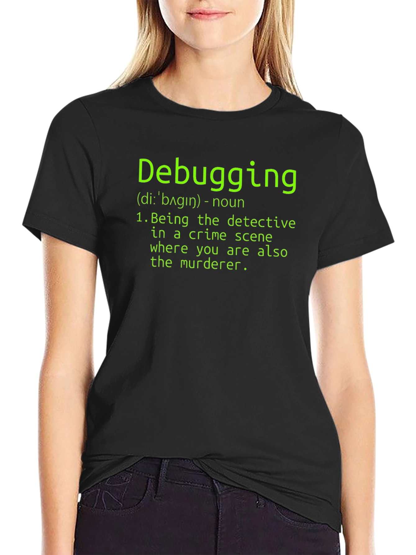 Debugging Definition T-Shirt - Programmer Humor