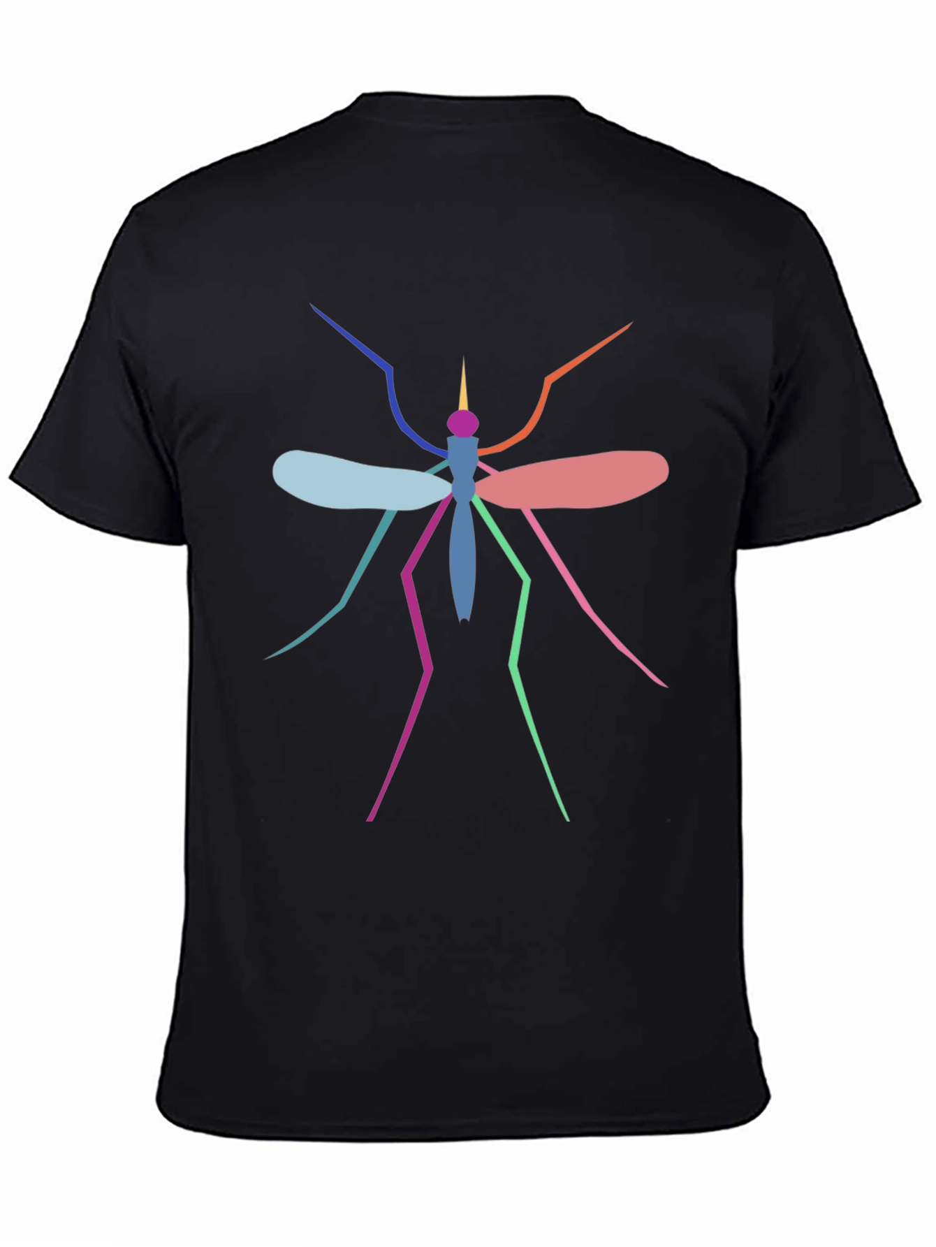 Geometric Mosquito Graphic T-Shirt