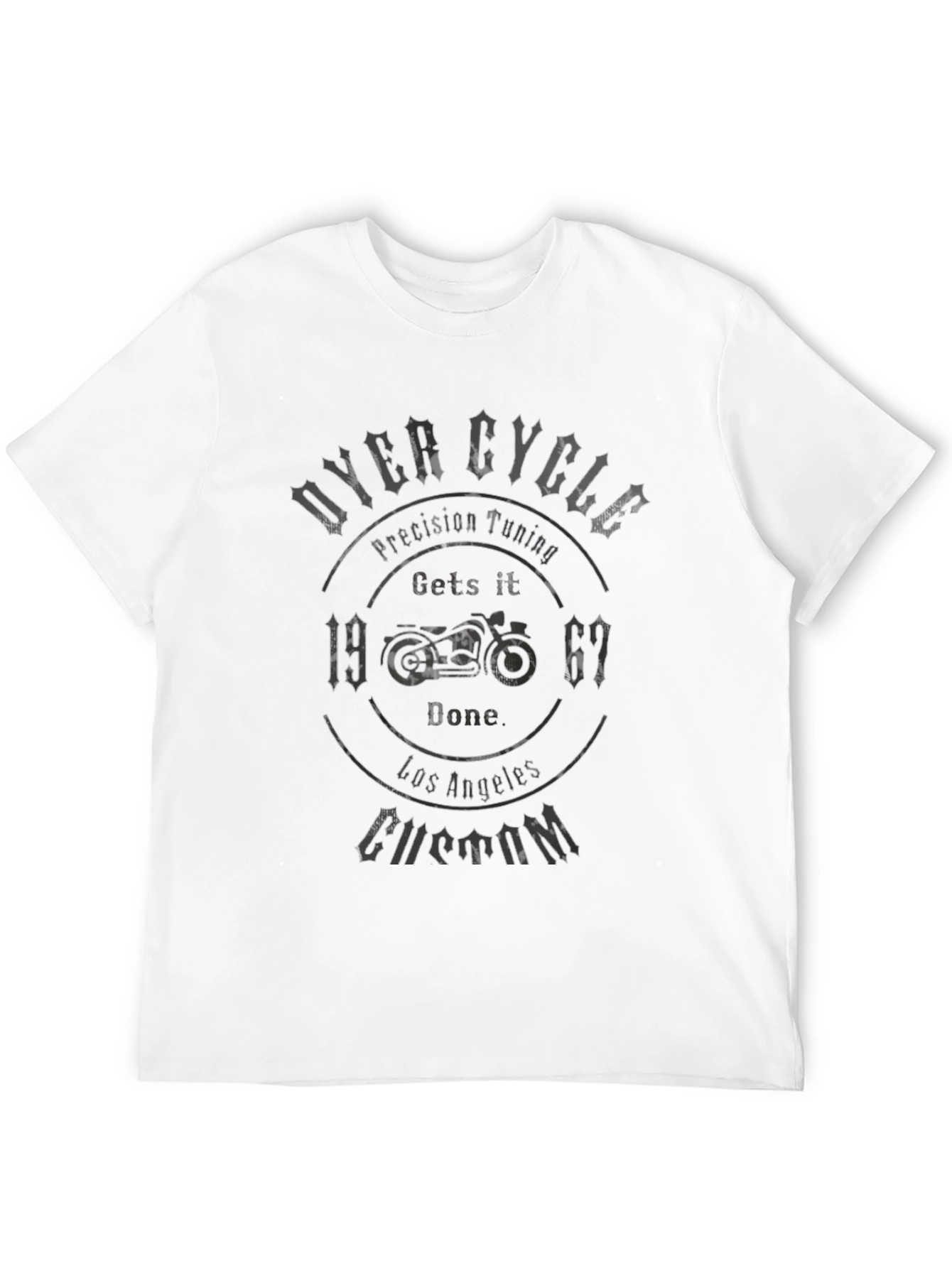 Biker Gets It Done Black T-Shirt