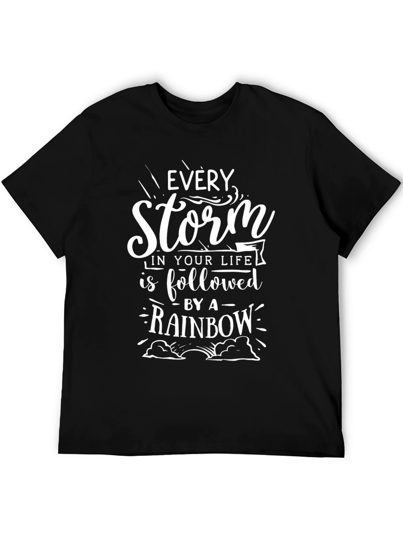 Inspirational Storm & Rainbow T-Shirt