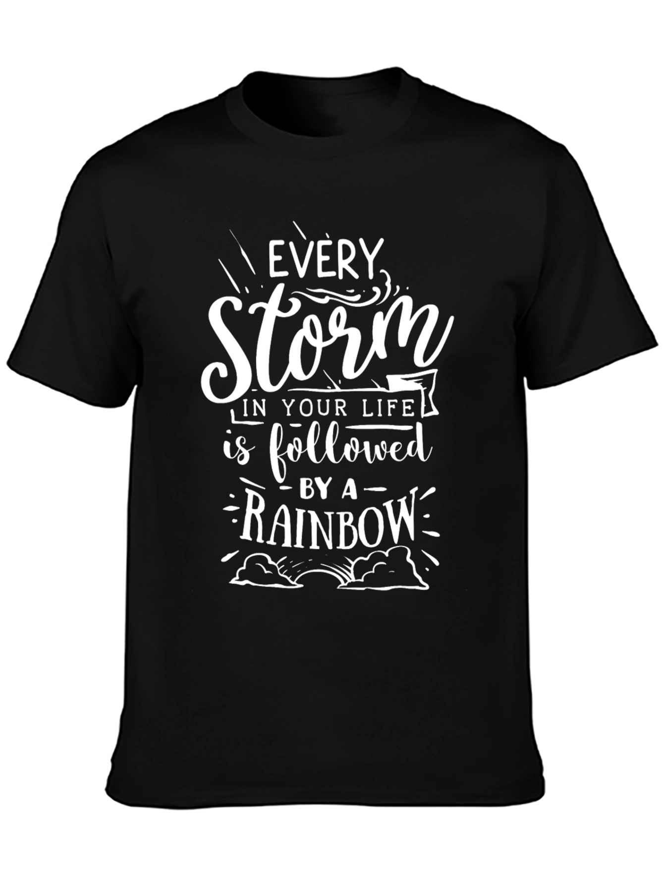 Inspirational Storm & Rainbow T-Shirt