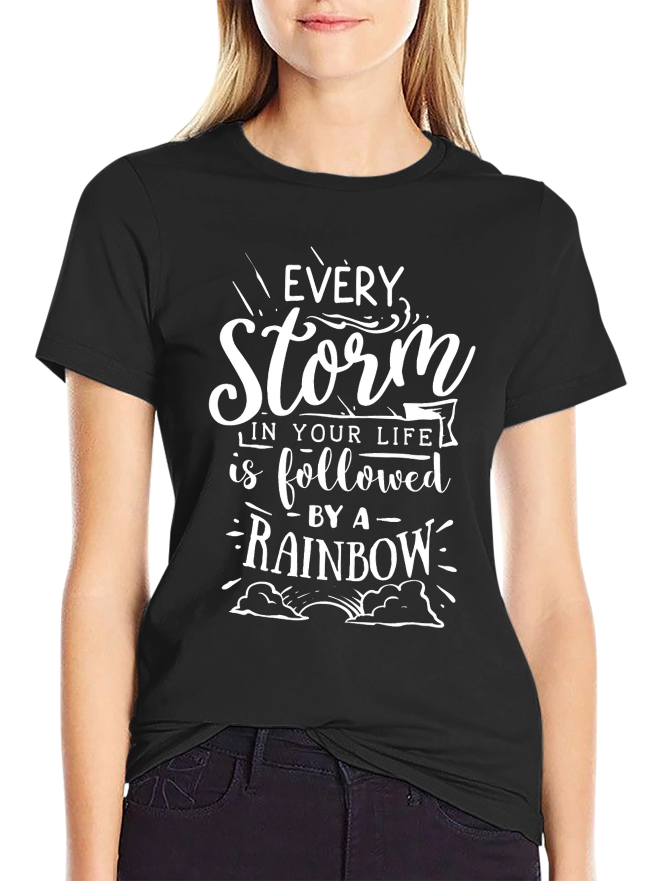 Inspirational Storm & Rainbow T-Shirt