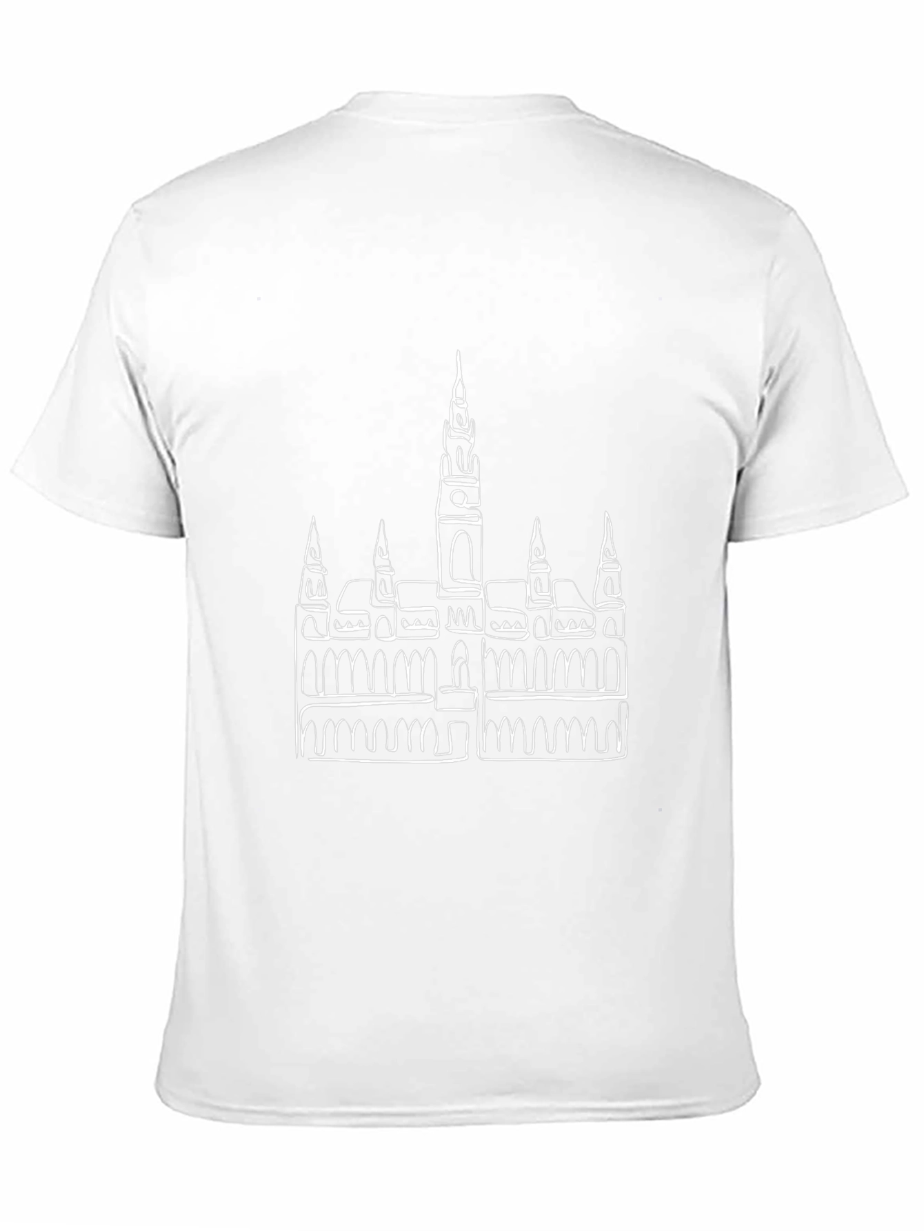 Vienna Austria Skyline T-Shirt - City Sketch Tee