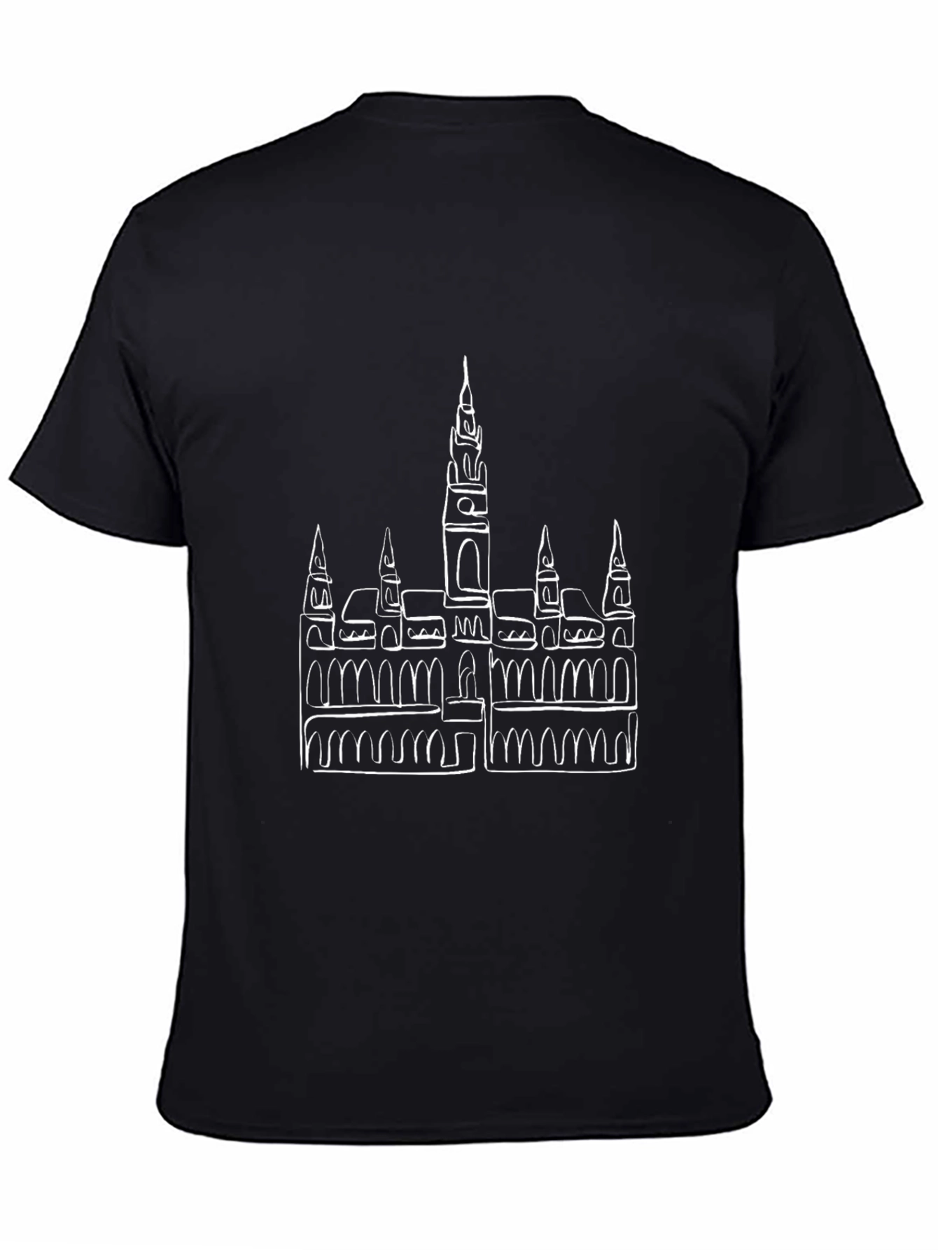 Vienna Austria Skyline T-Shirt - City Sketch Tee