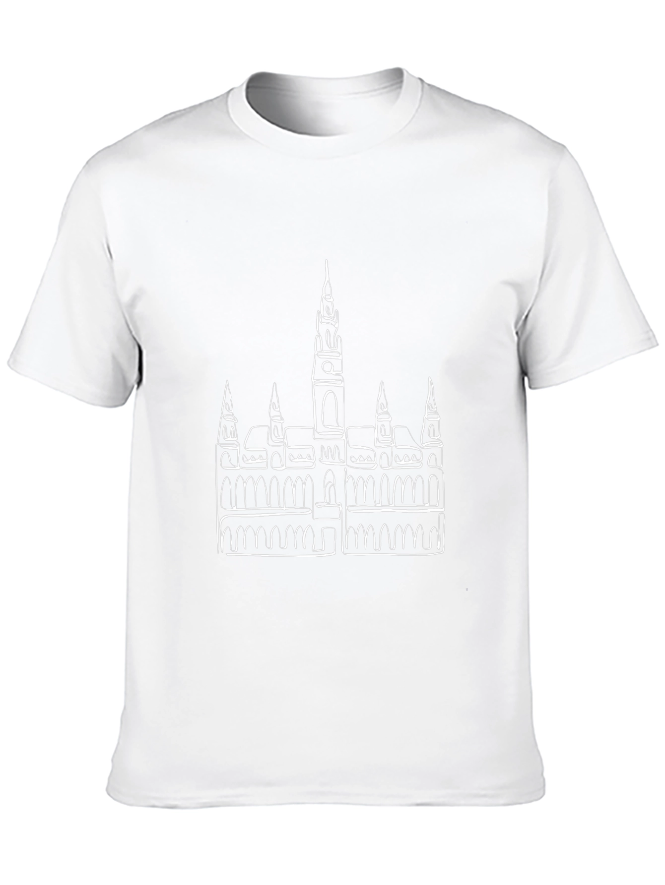 Vienna Austria Skyline T-Shirt - City Sketch Tee