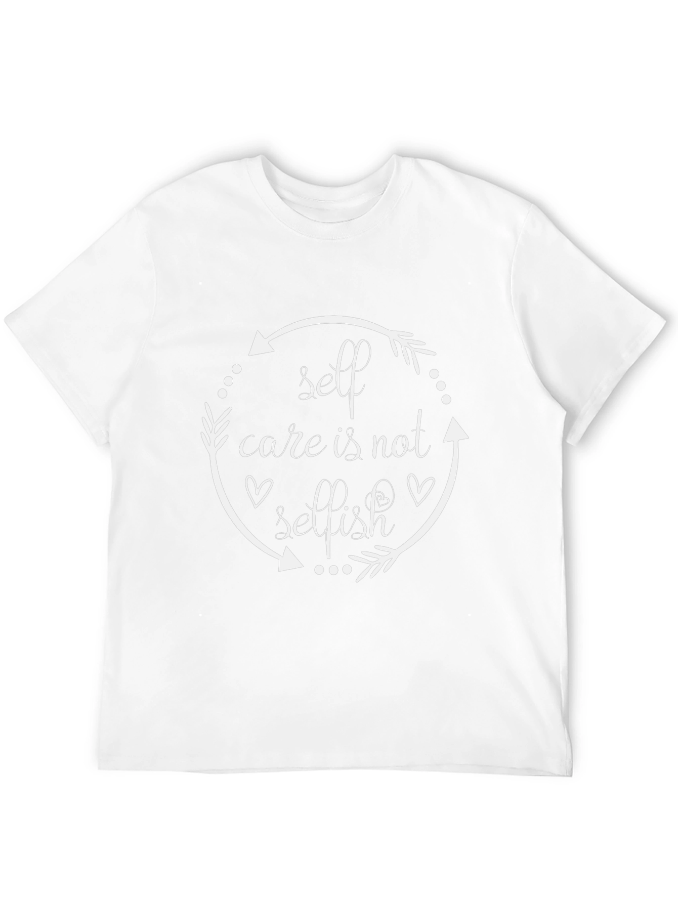Self Care is Not Selfish Black T-Shirt