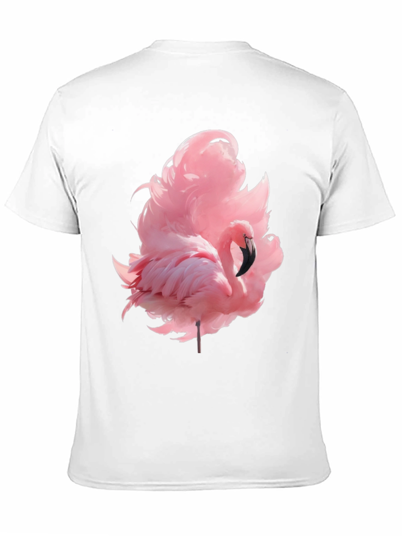 Flamingo Graphic Tee - Black Casual Shirt