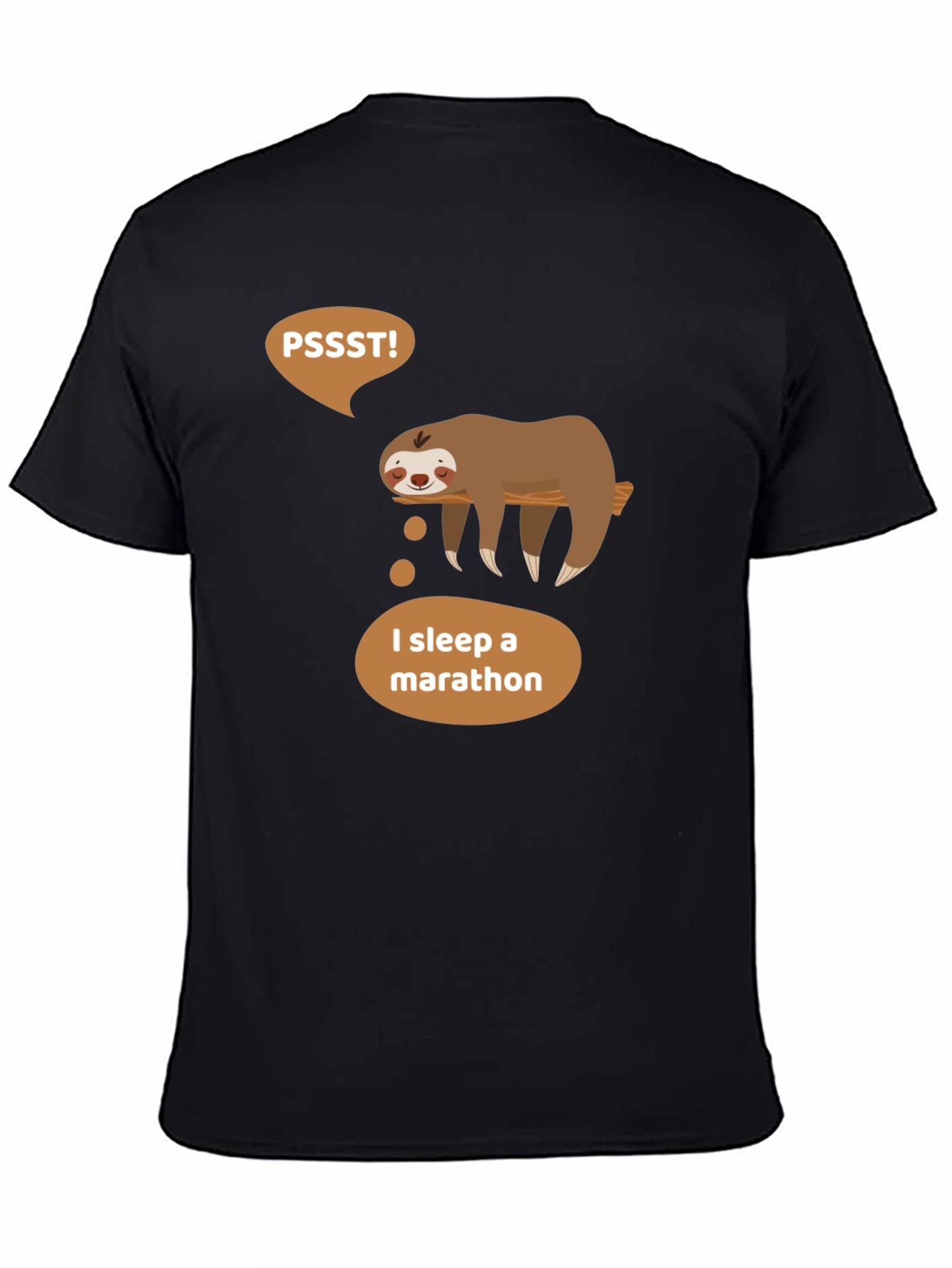 Sloth Marathon Sleeper Graphic T-Shirt - Soft Cotton Tee