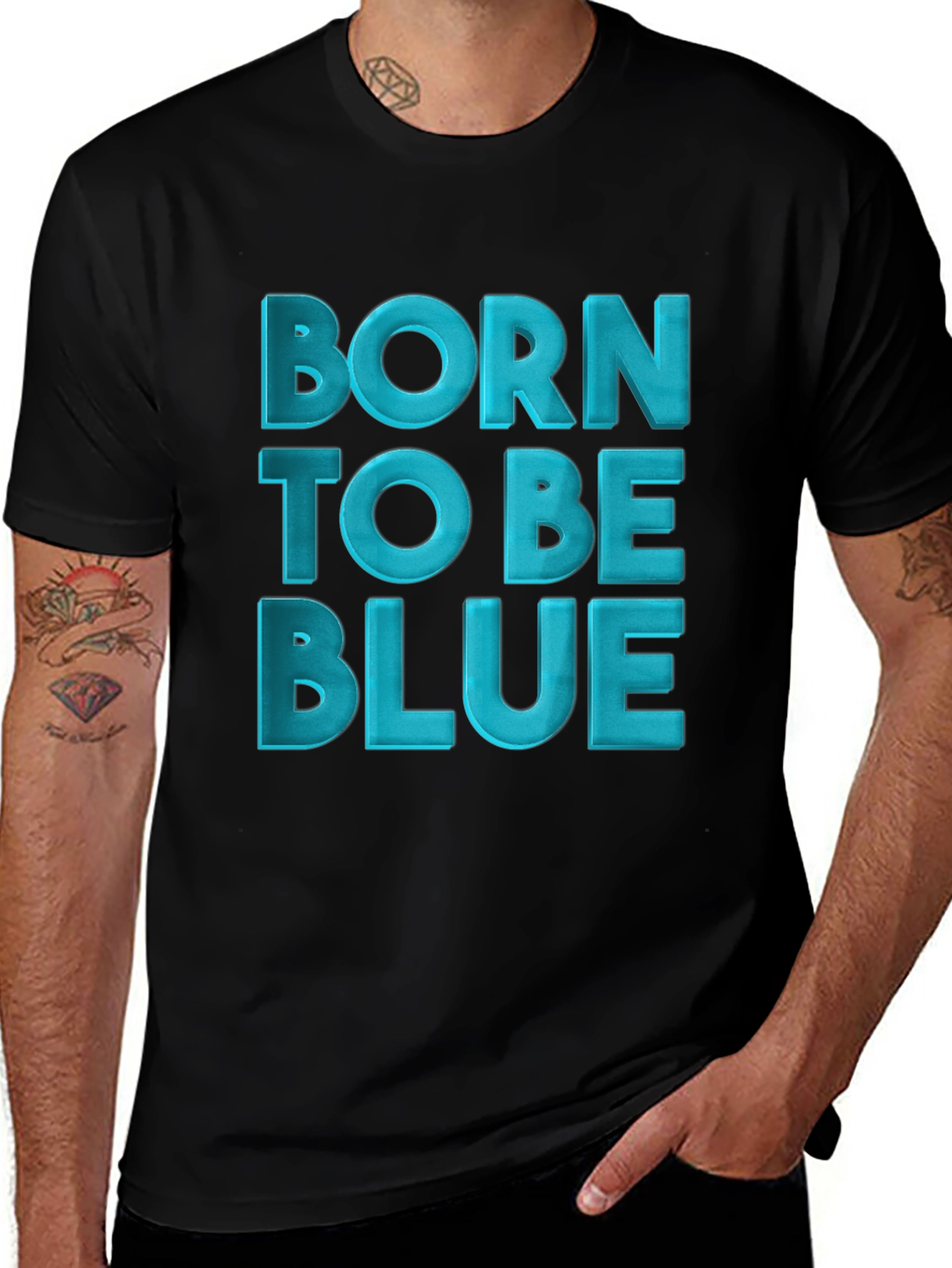 Born to Be Blue Graphic Tee