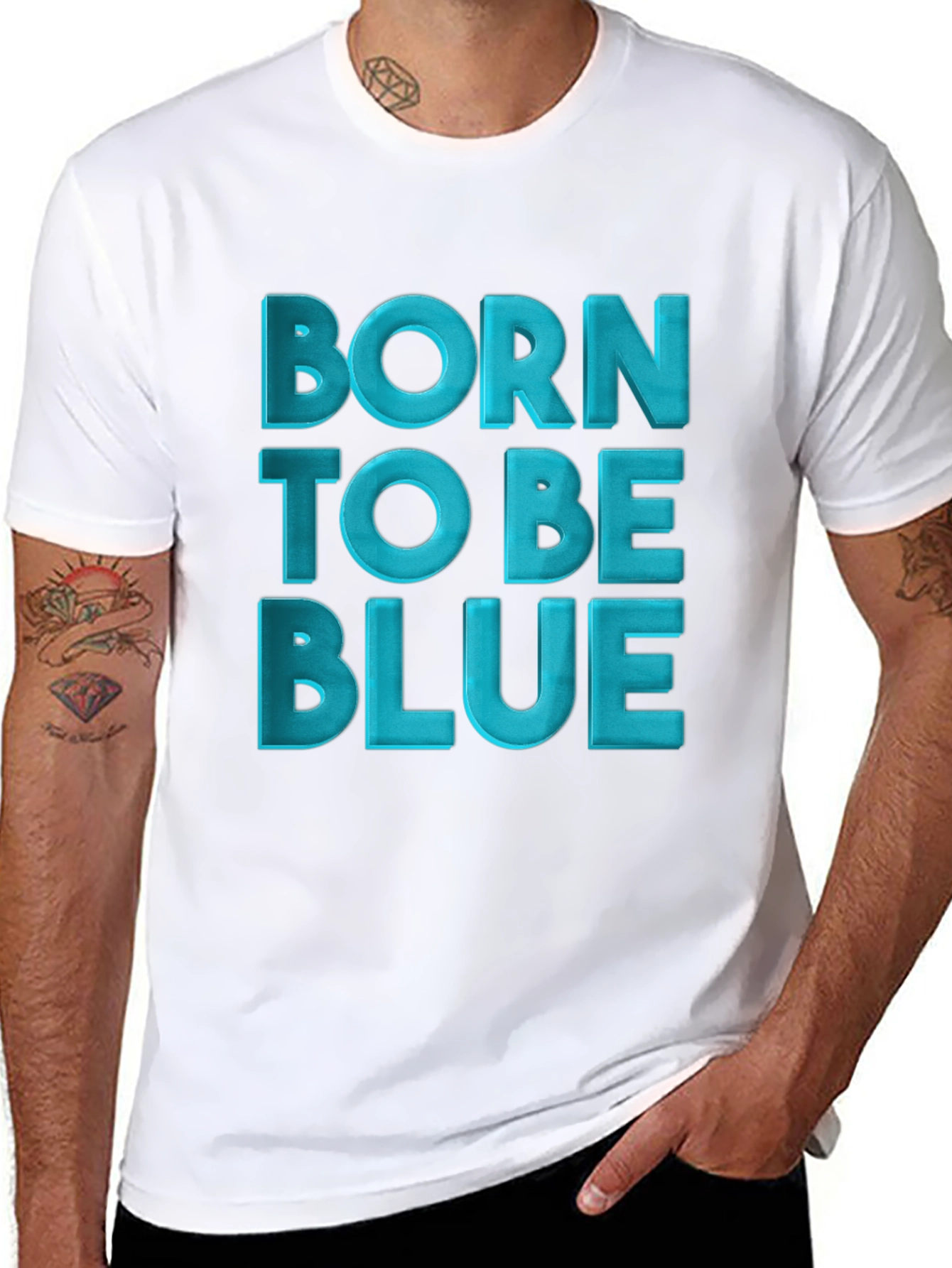 Born to Be Blue Graphic Tee