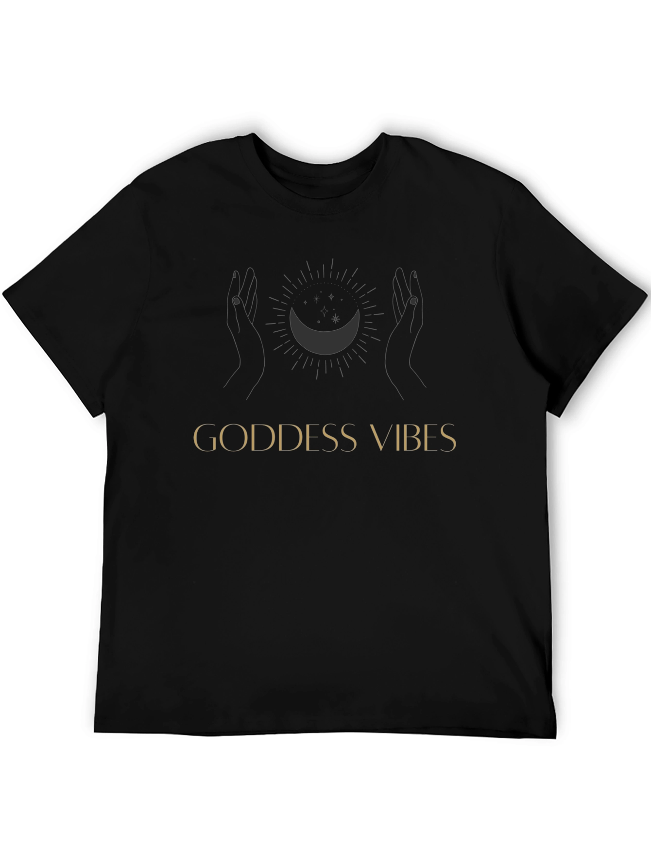 Goddess Vibes Black T-Shirt