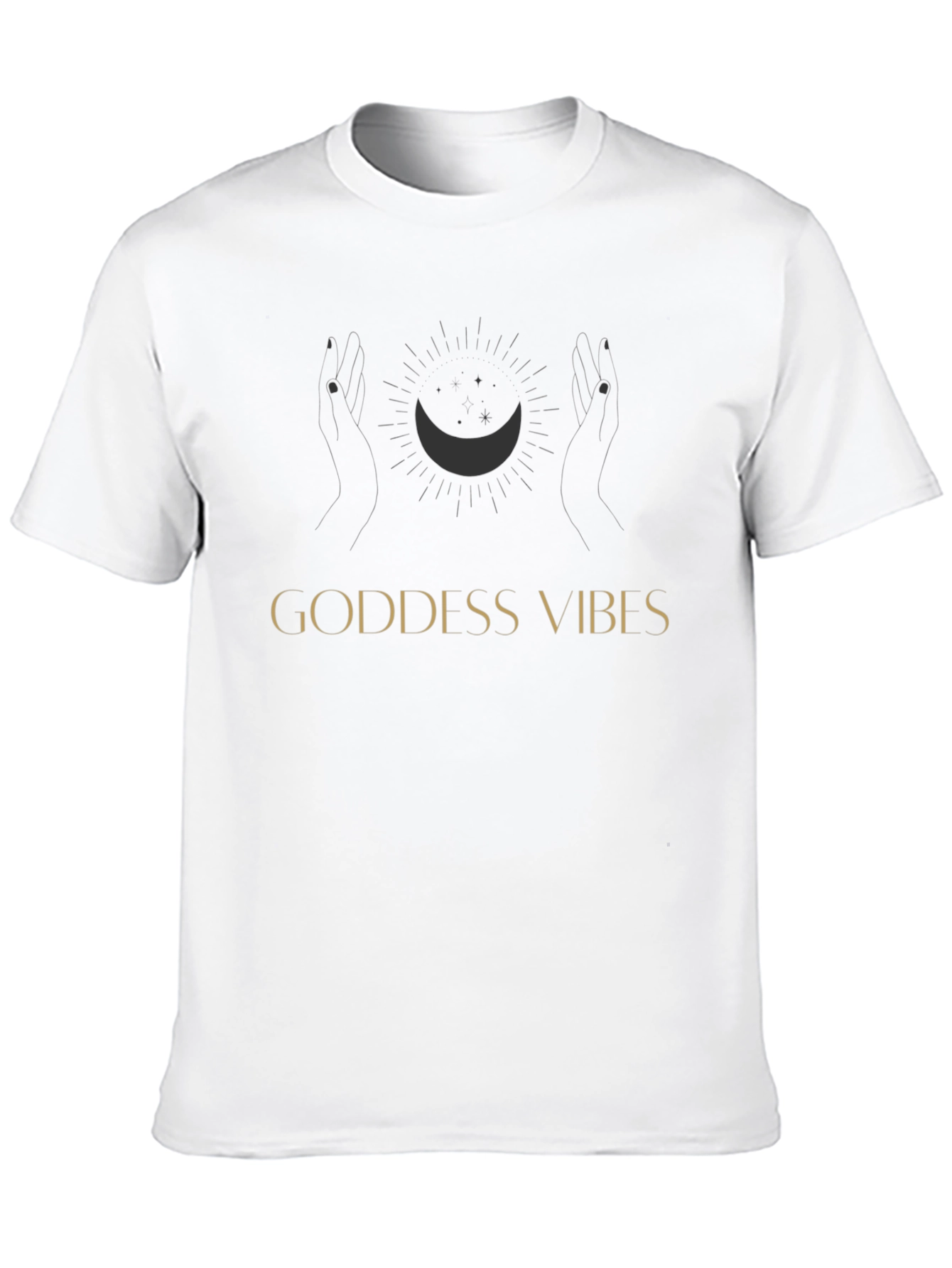 Goddess Vibes Black T-Shirt