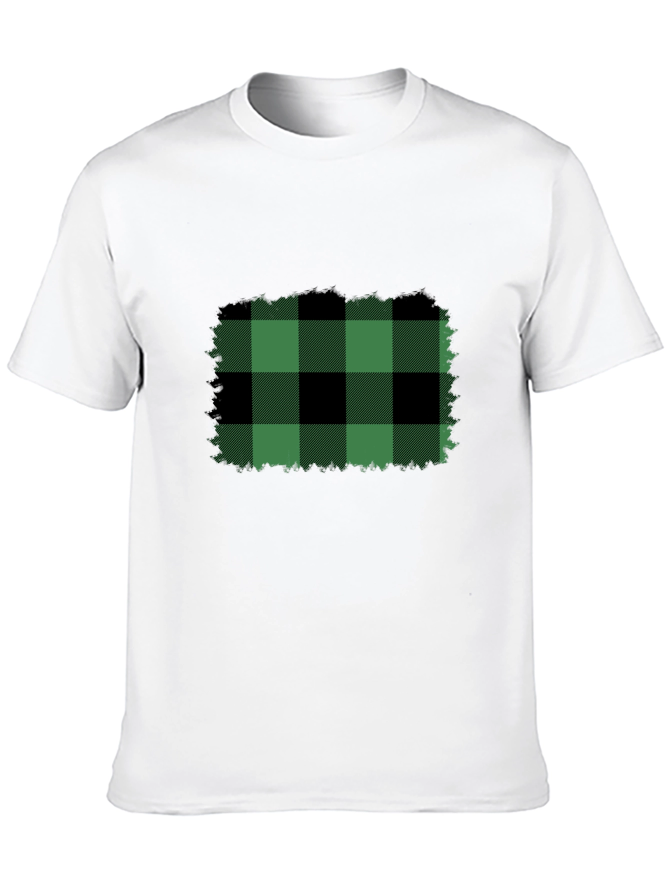 Buffalo Plaid T-Shirt - Black Tee
