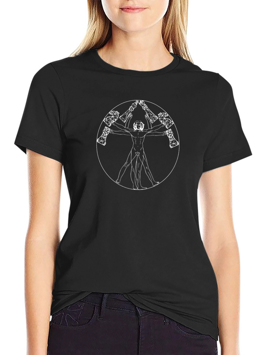 Vitruvian Man T-Shirt - Geeky Graphic Tee