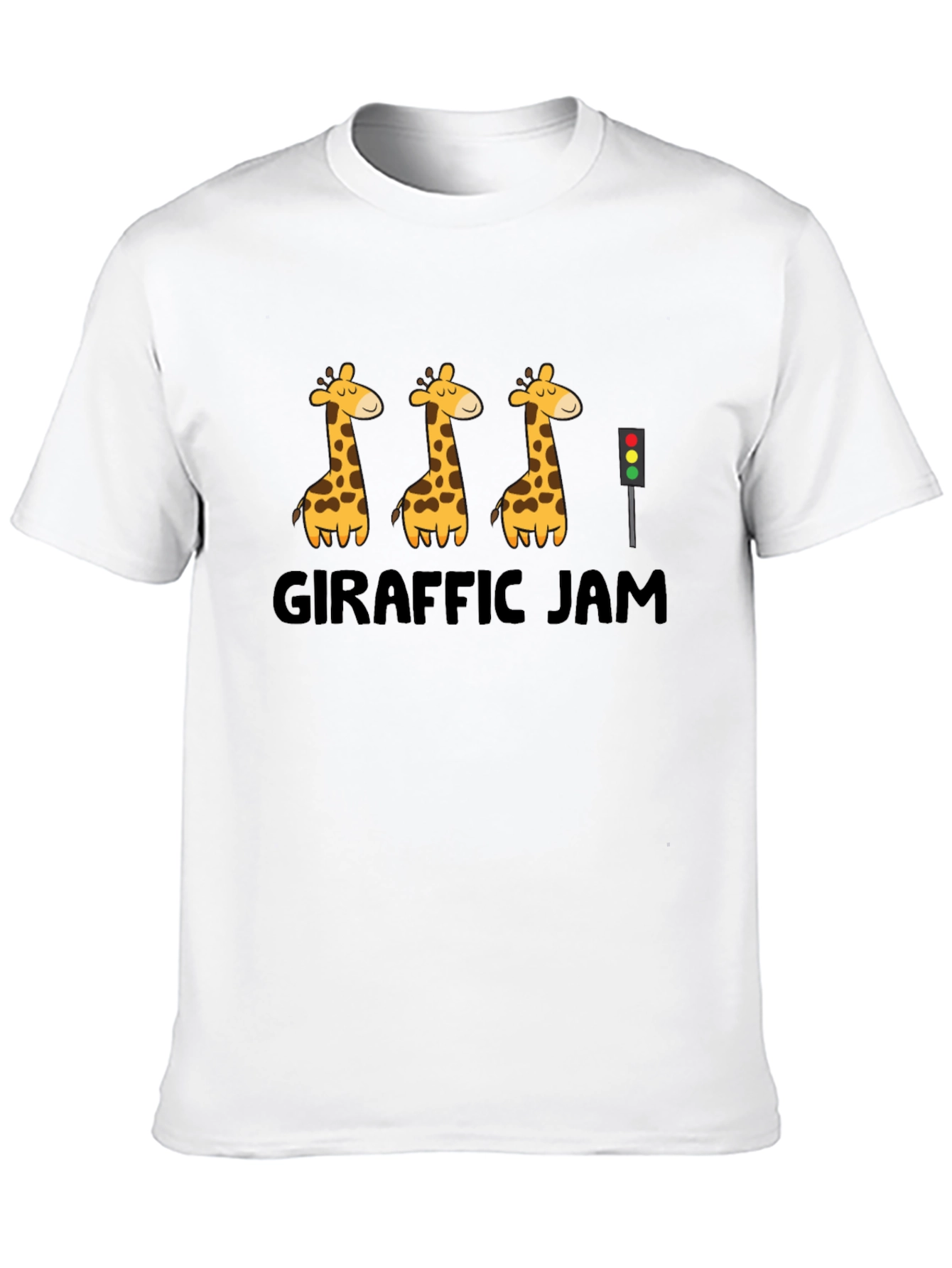 Giraff Traffic Jam Black T-Shirt