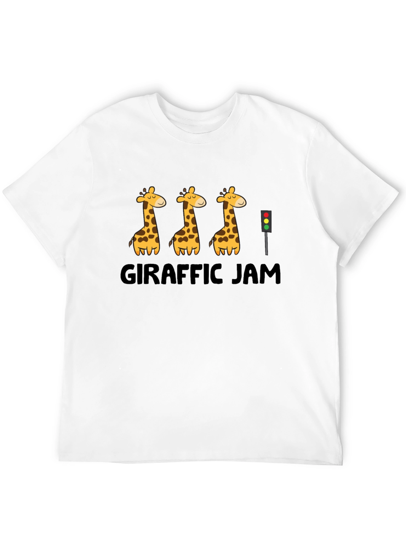 Giraff Traffic Jam Black T-Shirt