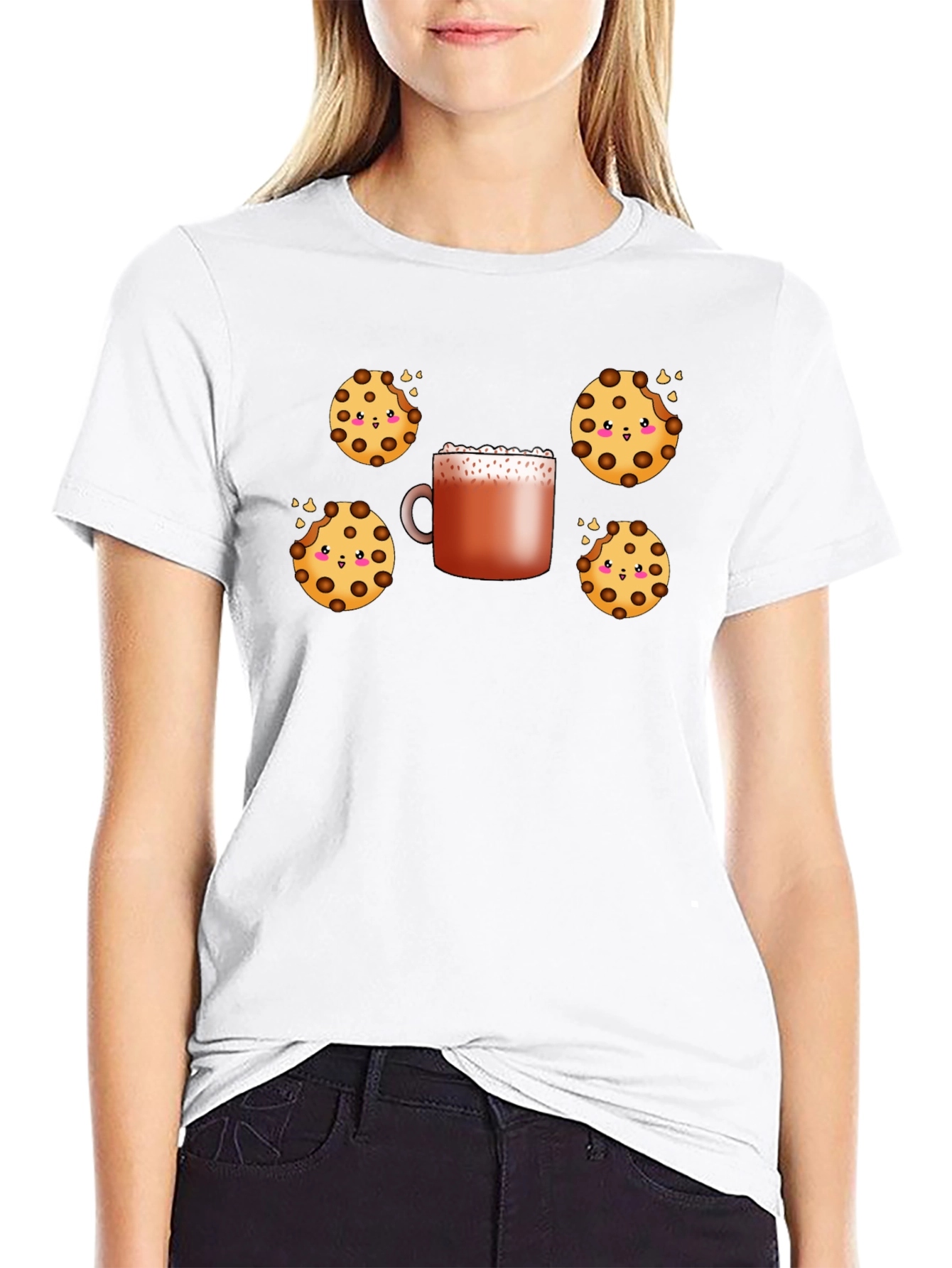 Cookies and Cocoa Black T-Shirt