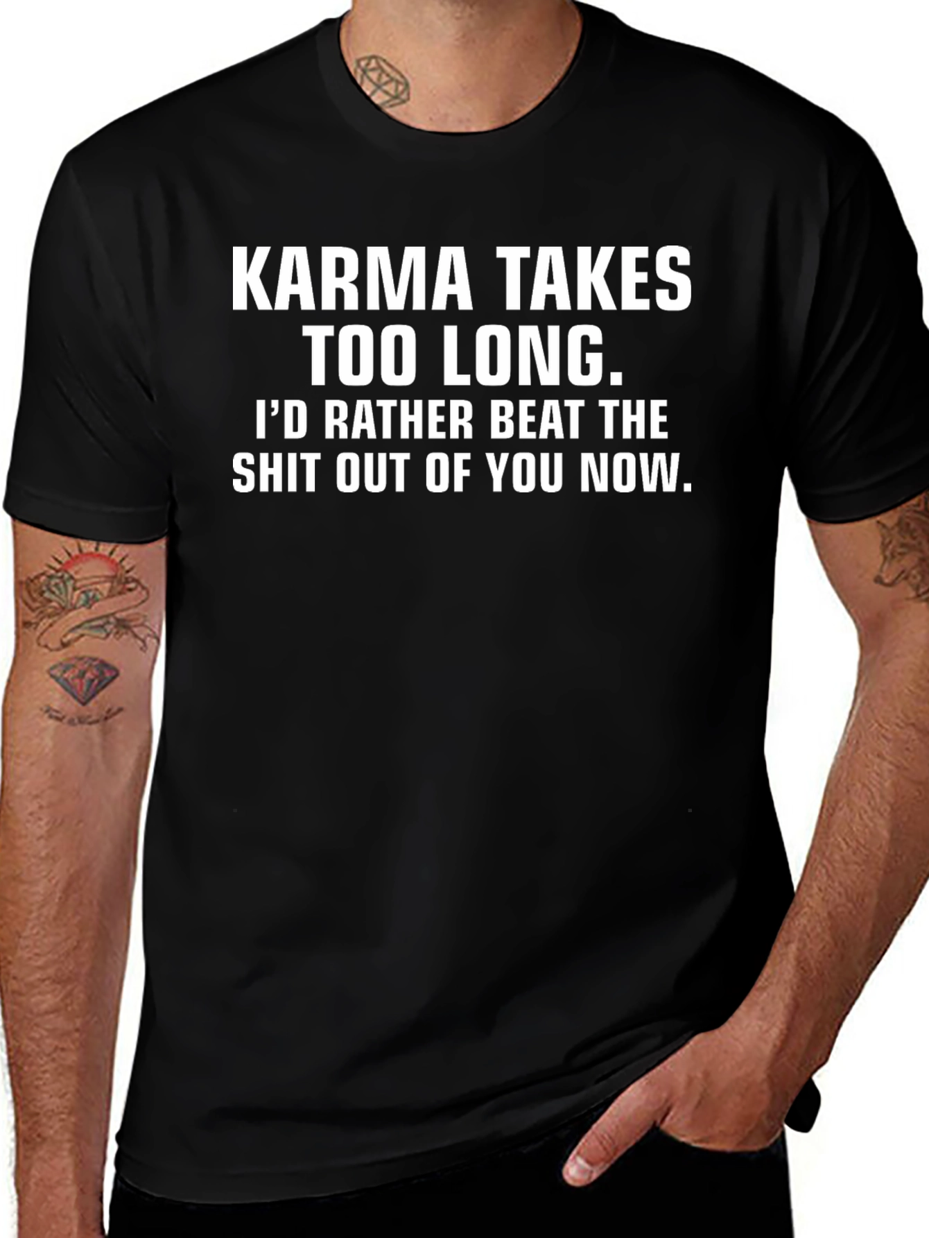 Karma Takes Too Long Graphic Tee