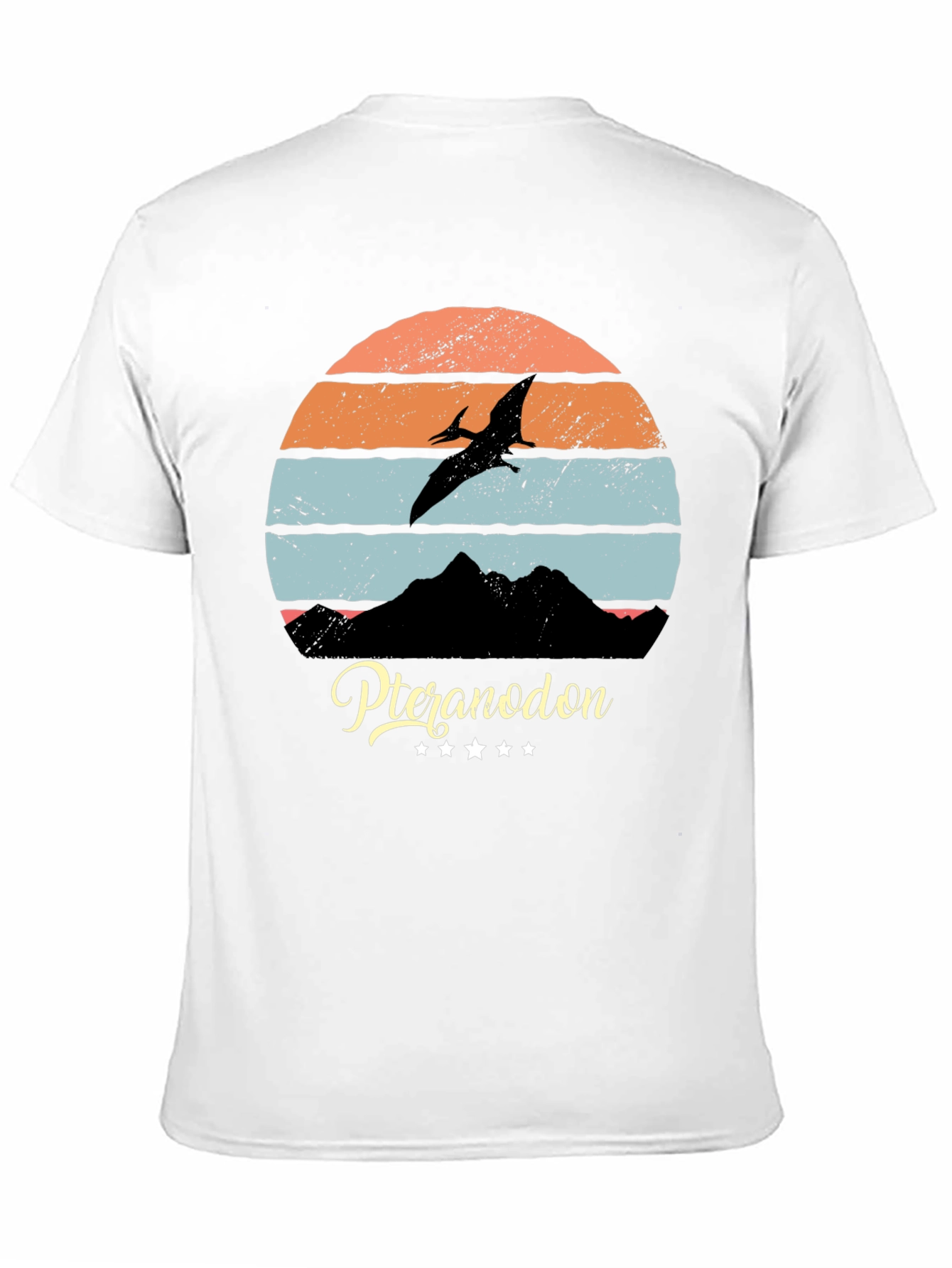 Pteranodon Sunset Graphic T-Shirt