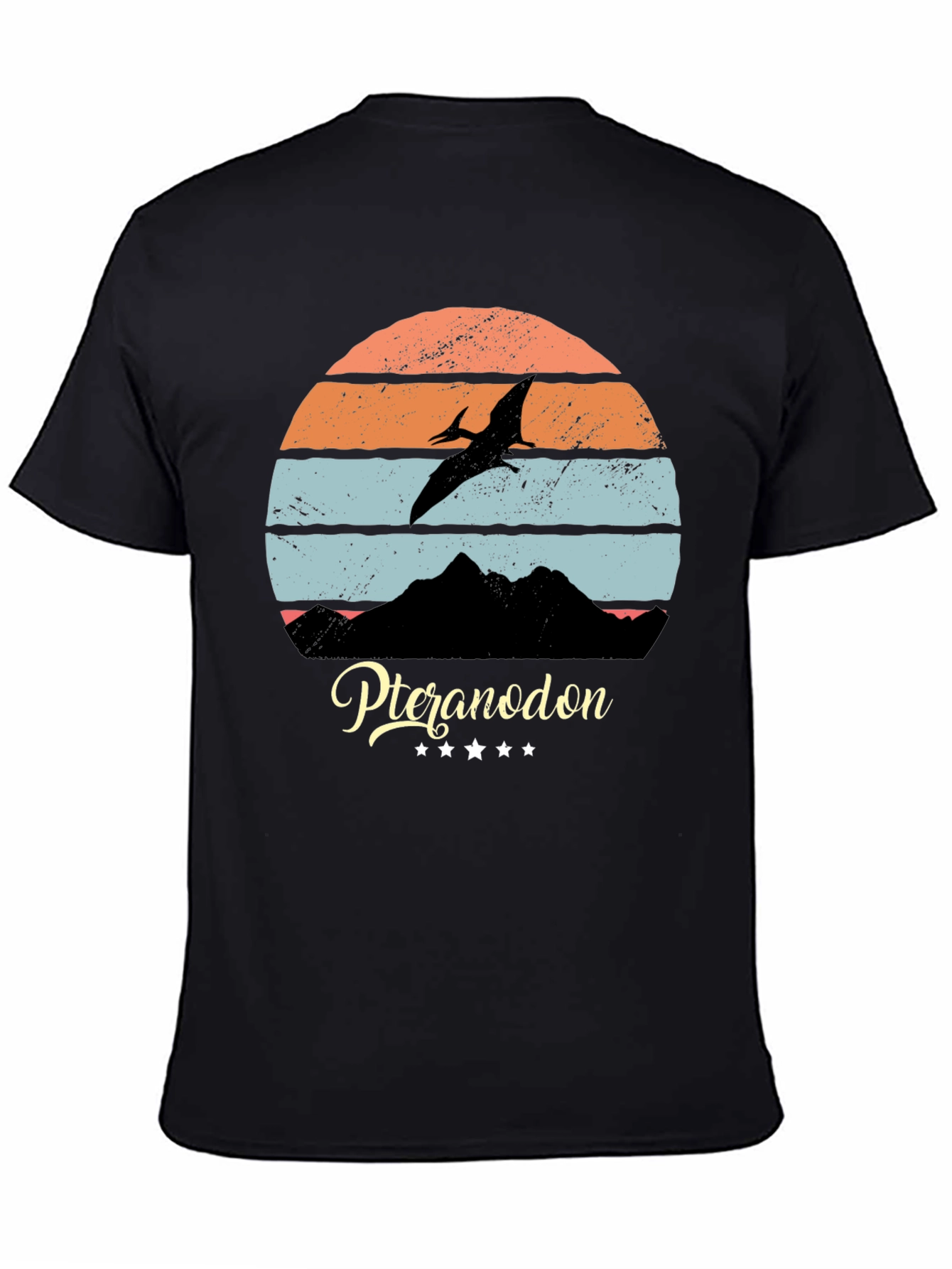Pteranodon Sunset Graphic T-Shirt