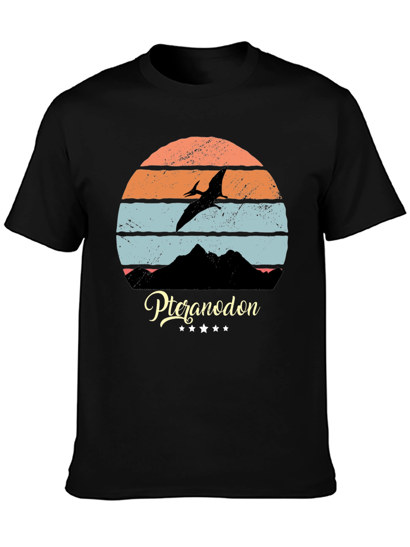 Pteranodon Sunset Graphic T-Shirt