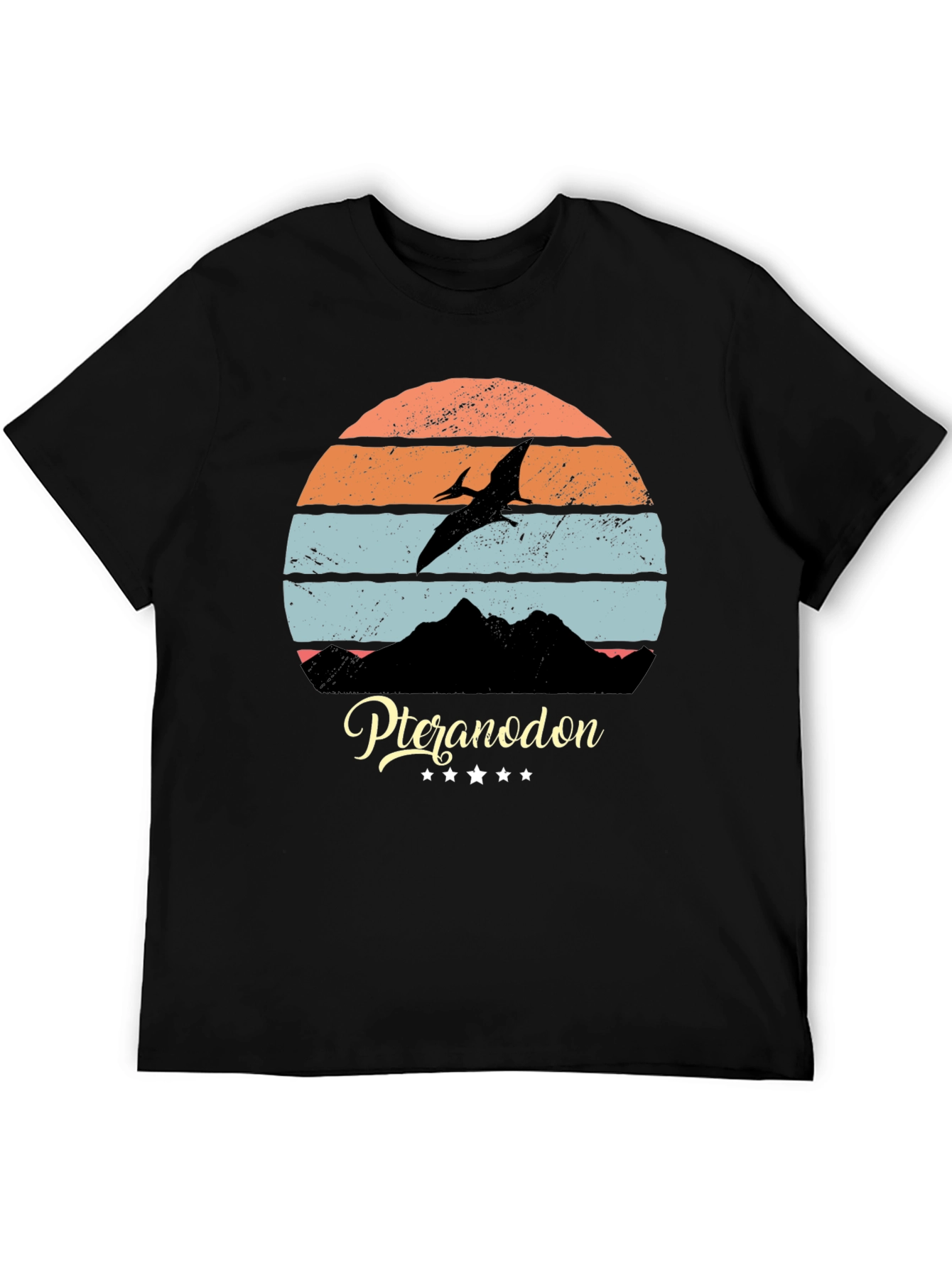Pteranodon Sunset Graphic T-Shirt